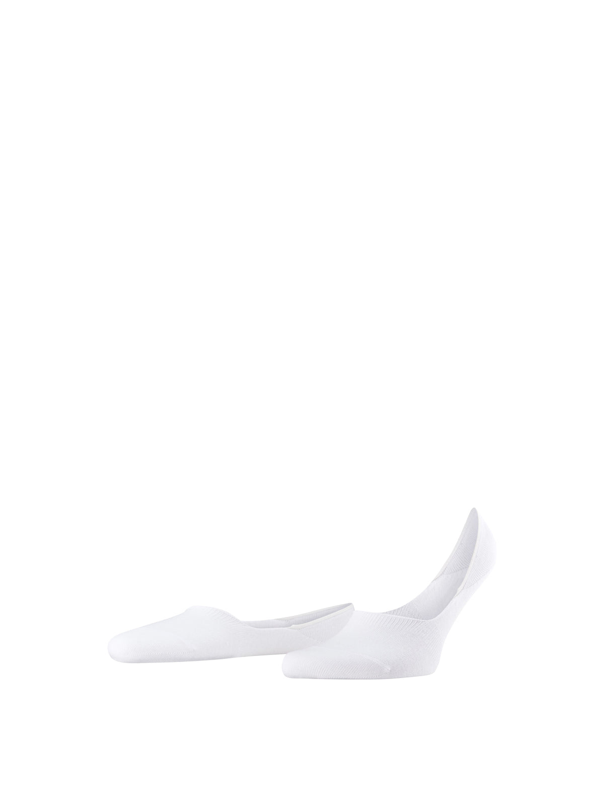 Invisible Medium Cut Socks White