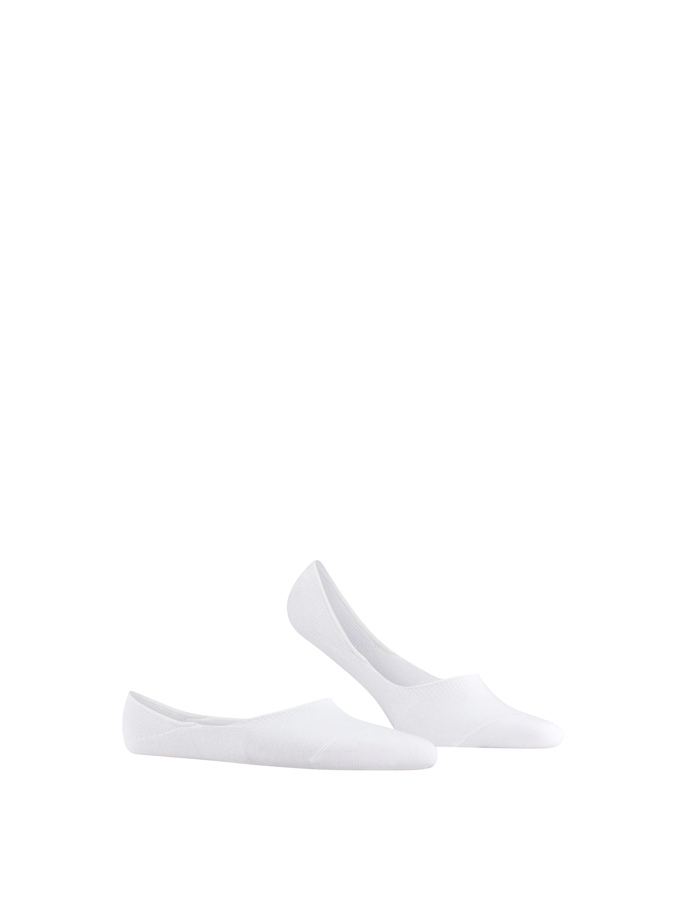 Invisible Medium Cut Socks White