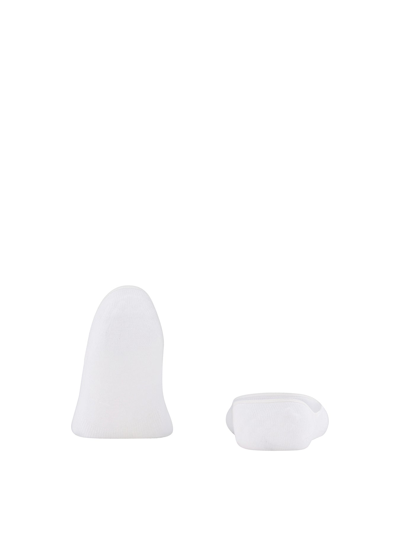 Invisible Medium Cut Socks White