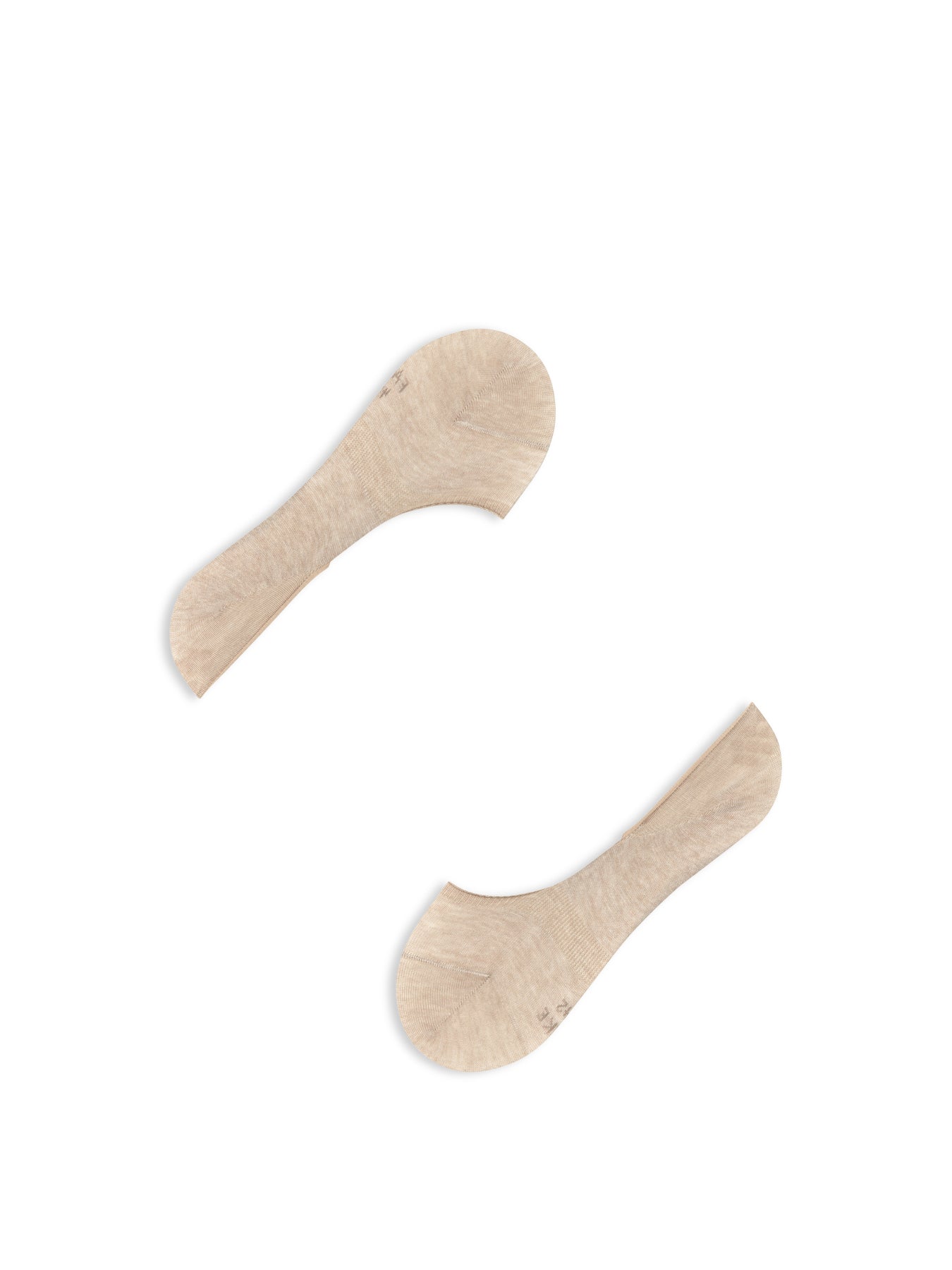 Invisible Medium Cut Socks Beige