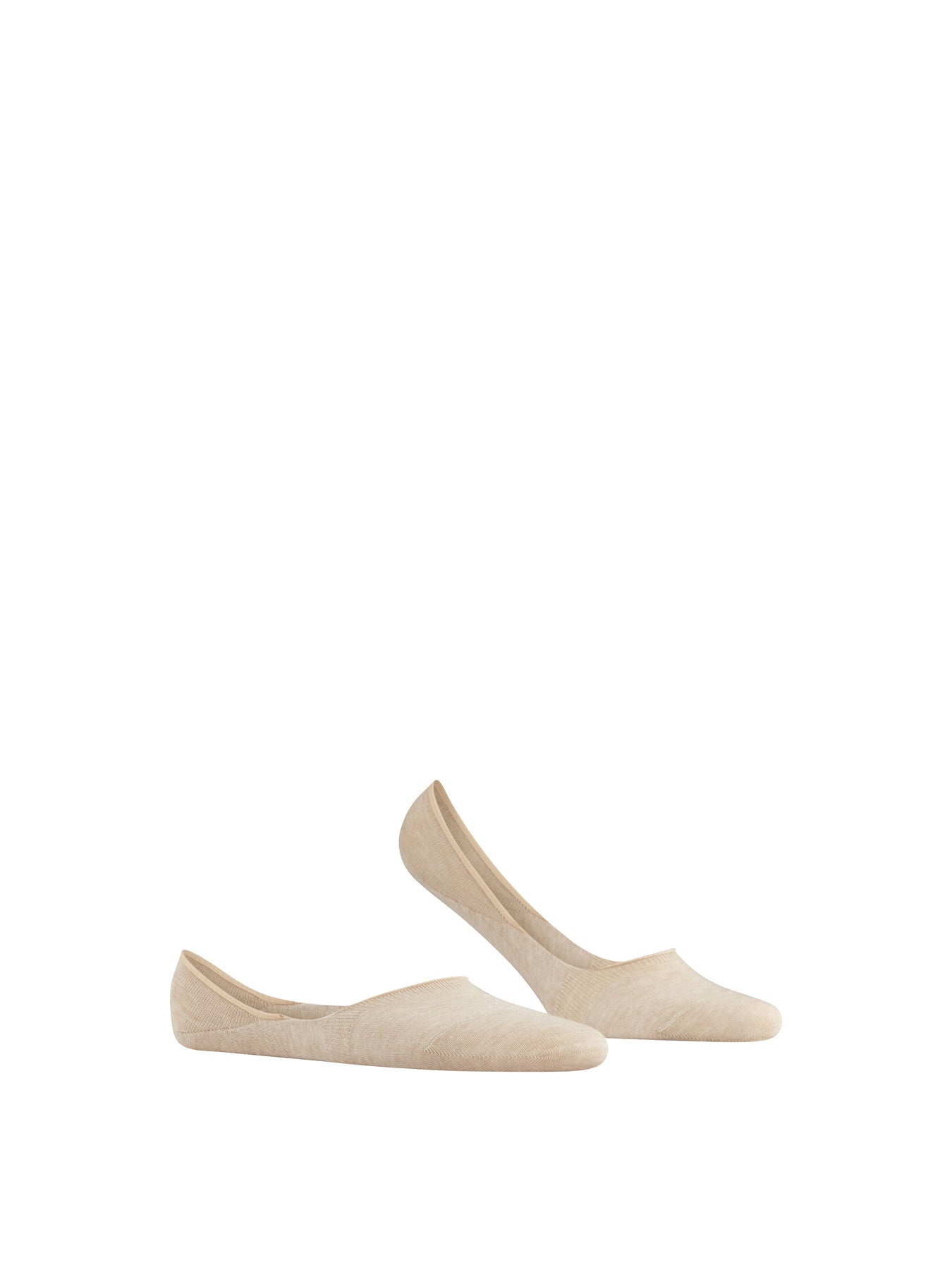 Invisible Medium Cut Socks Beige