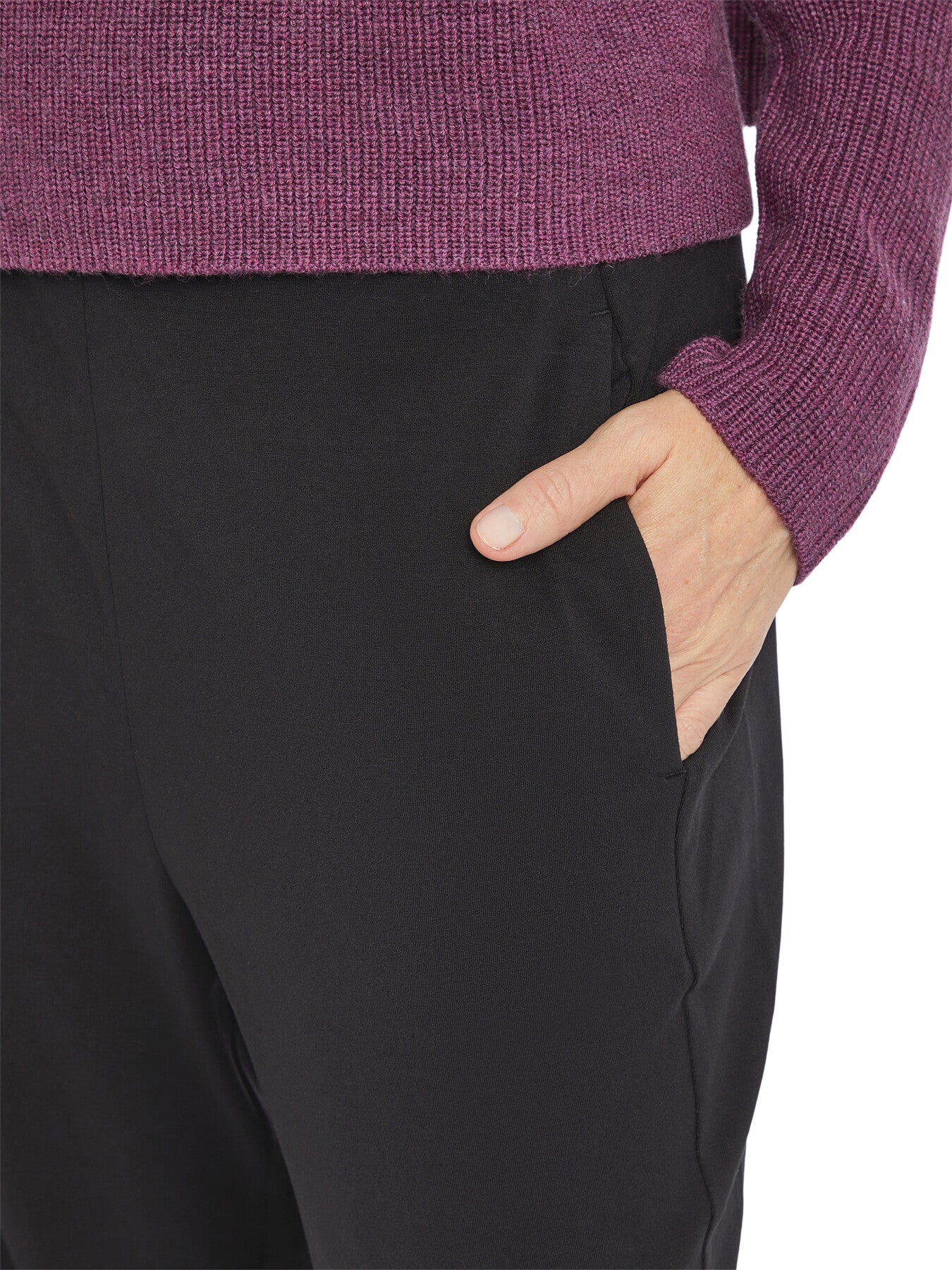 Stretch Jersey Slouch Ankle Trousers