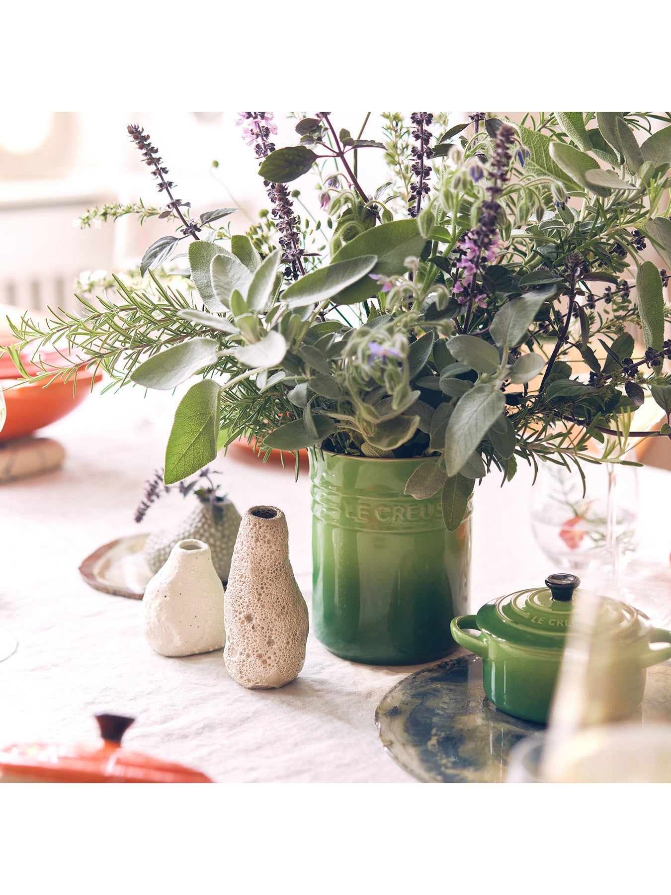 Stoneware Small Utensil Jar