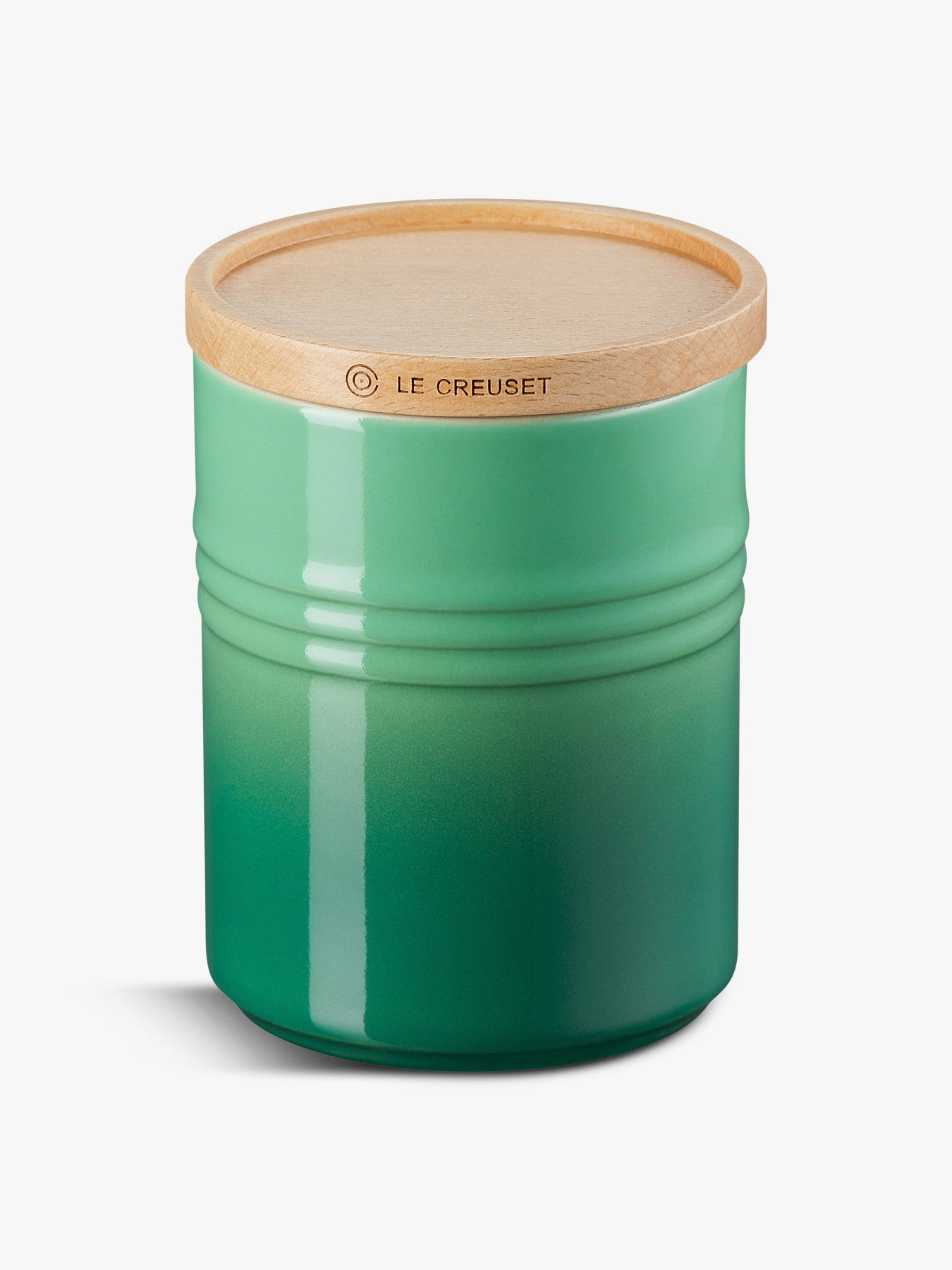 Stoneware Medium Storage Jar Bamboo