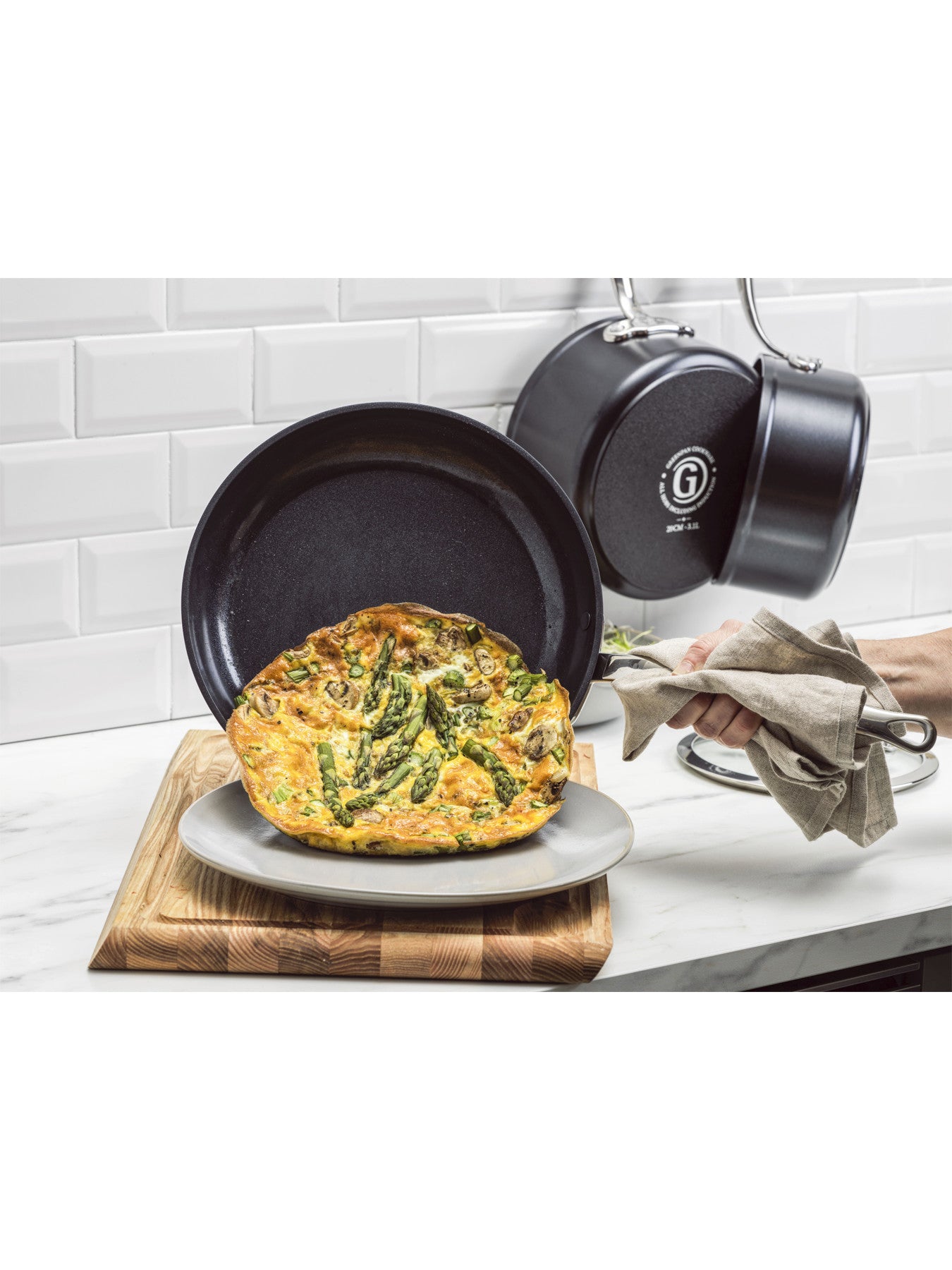 Barcelona Pro Heavy Guage Aluminium Frying Pan 20cm