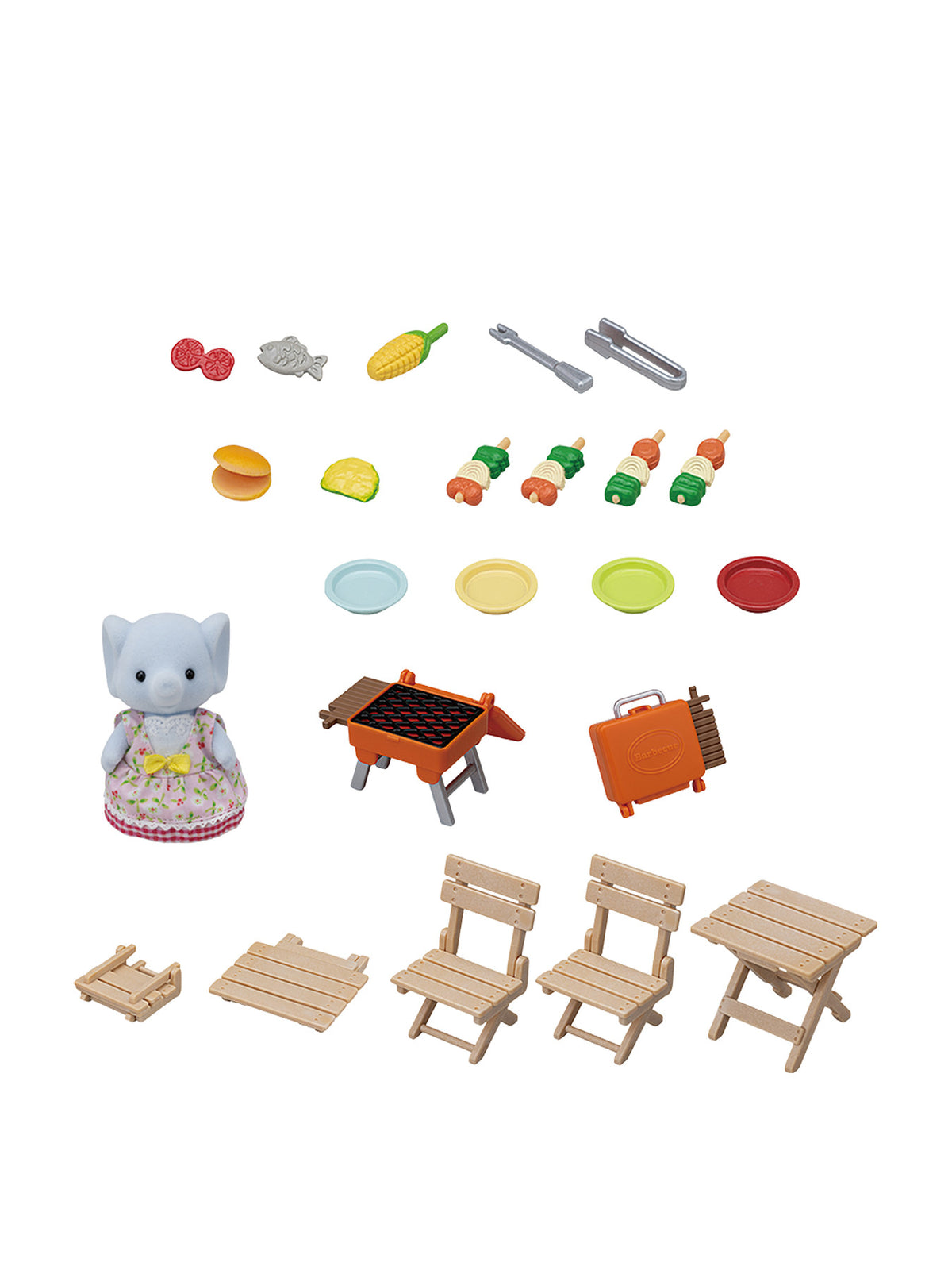 BBQ Picnic Set Elephant Girl