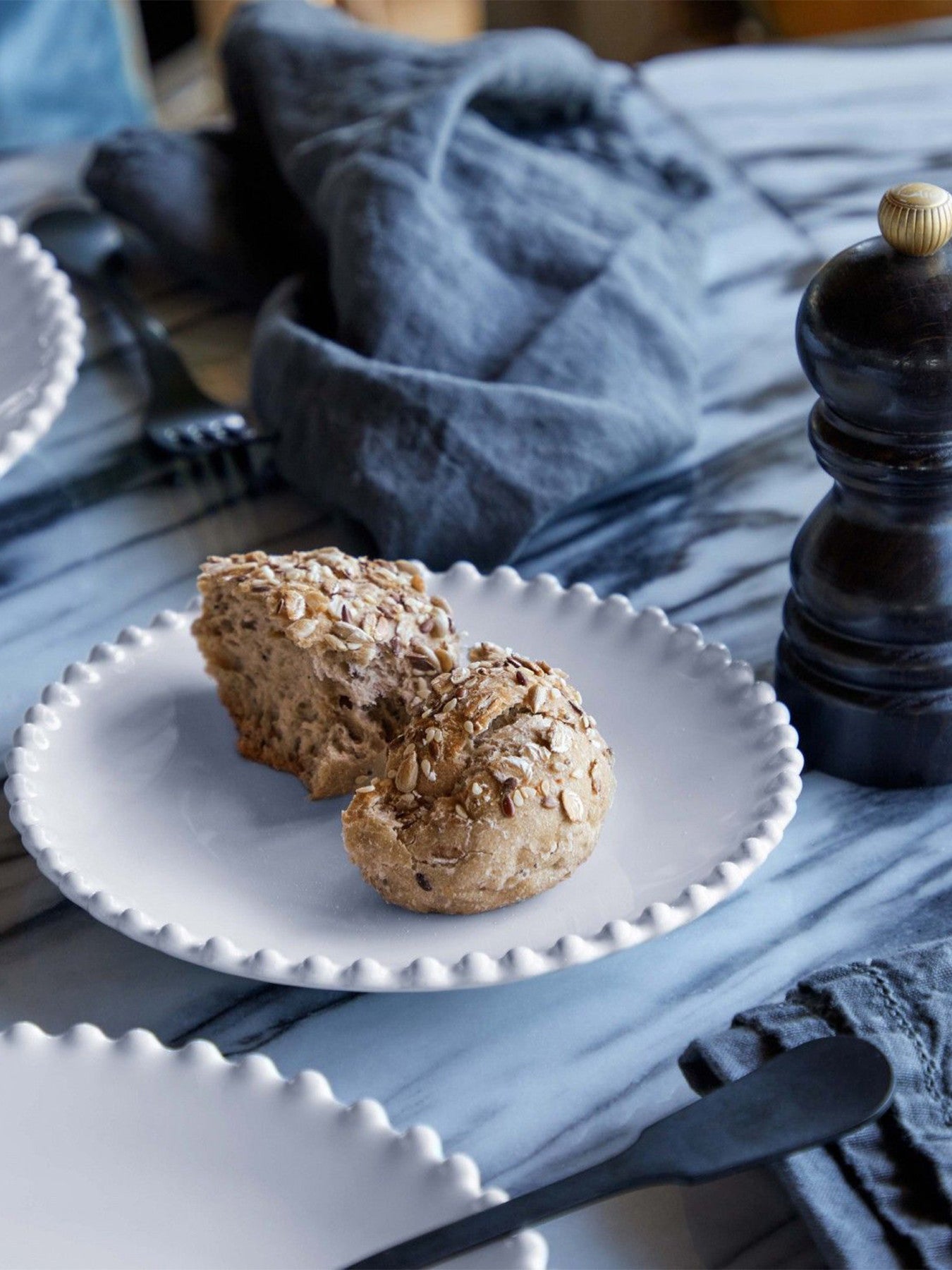 Pearl Bread Plate