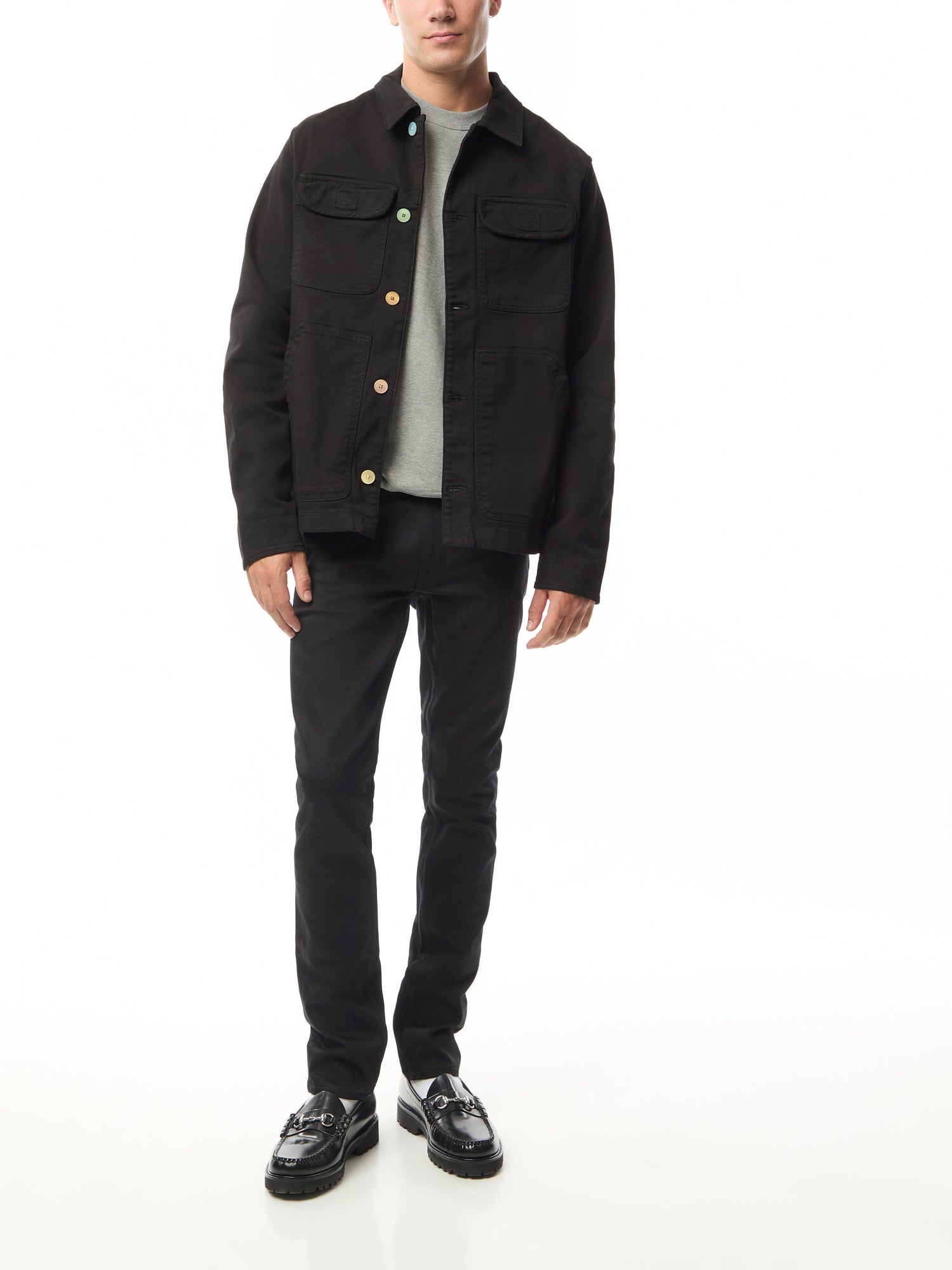 Lean Dean Dry Ever Black Slim Jeans