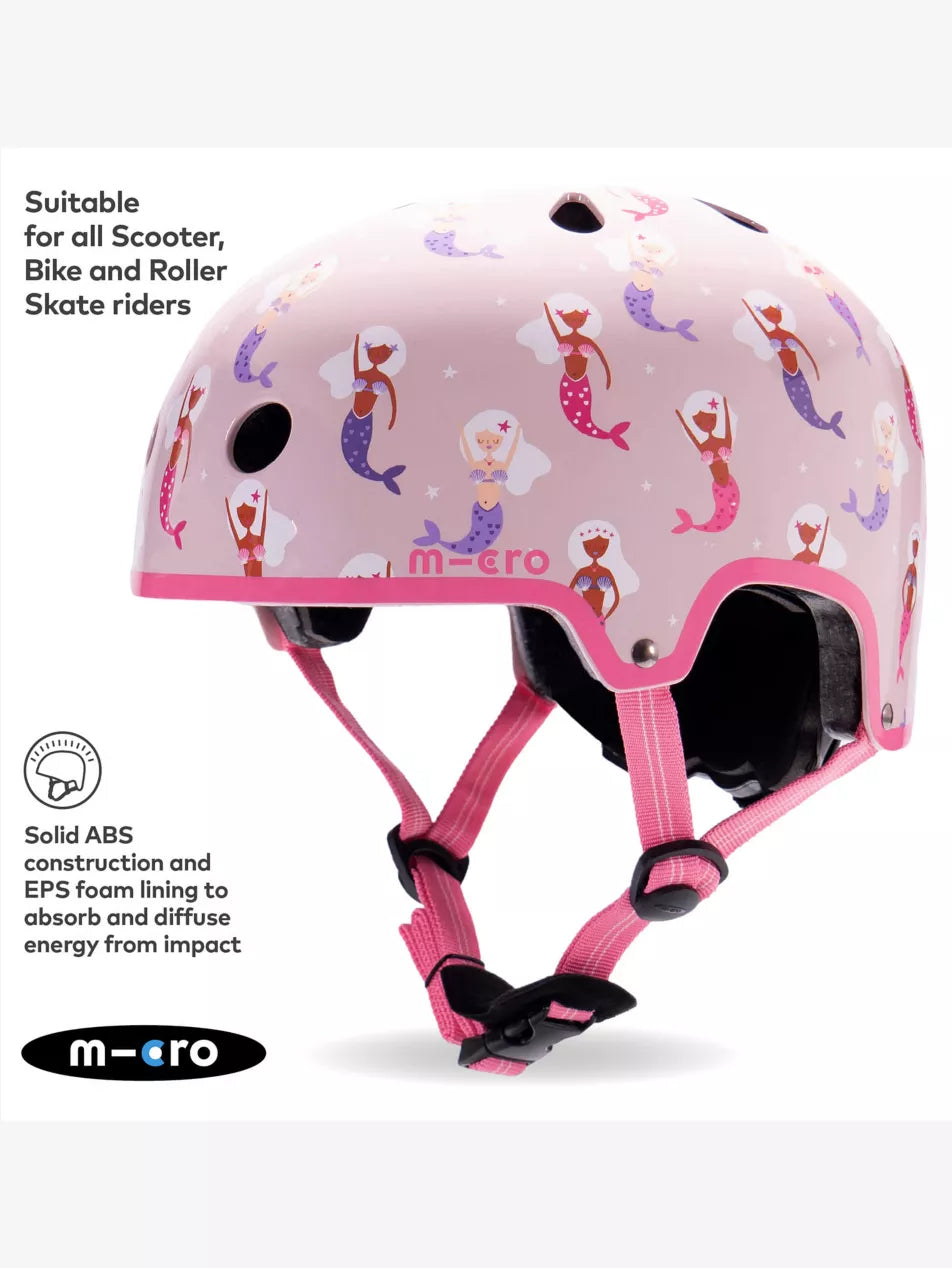 Mini Deluxe Scooter & Mermaid Helmet Bundle