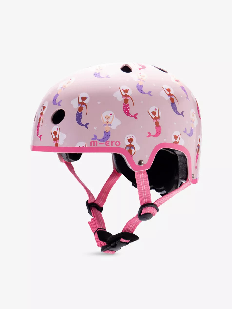 Mini Deluxe Scooter & Mermaid Helmet Bundle