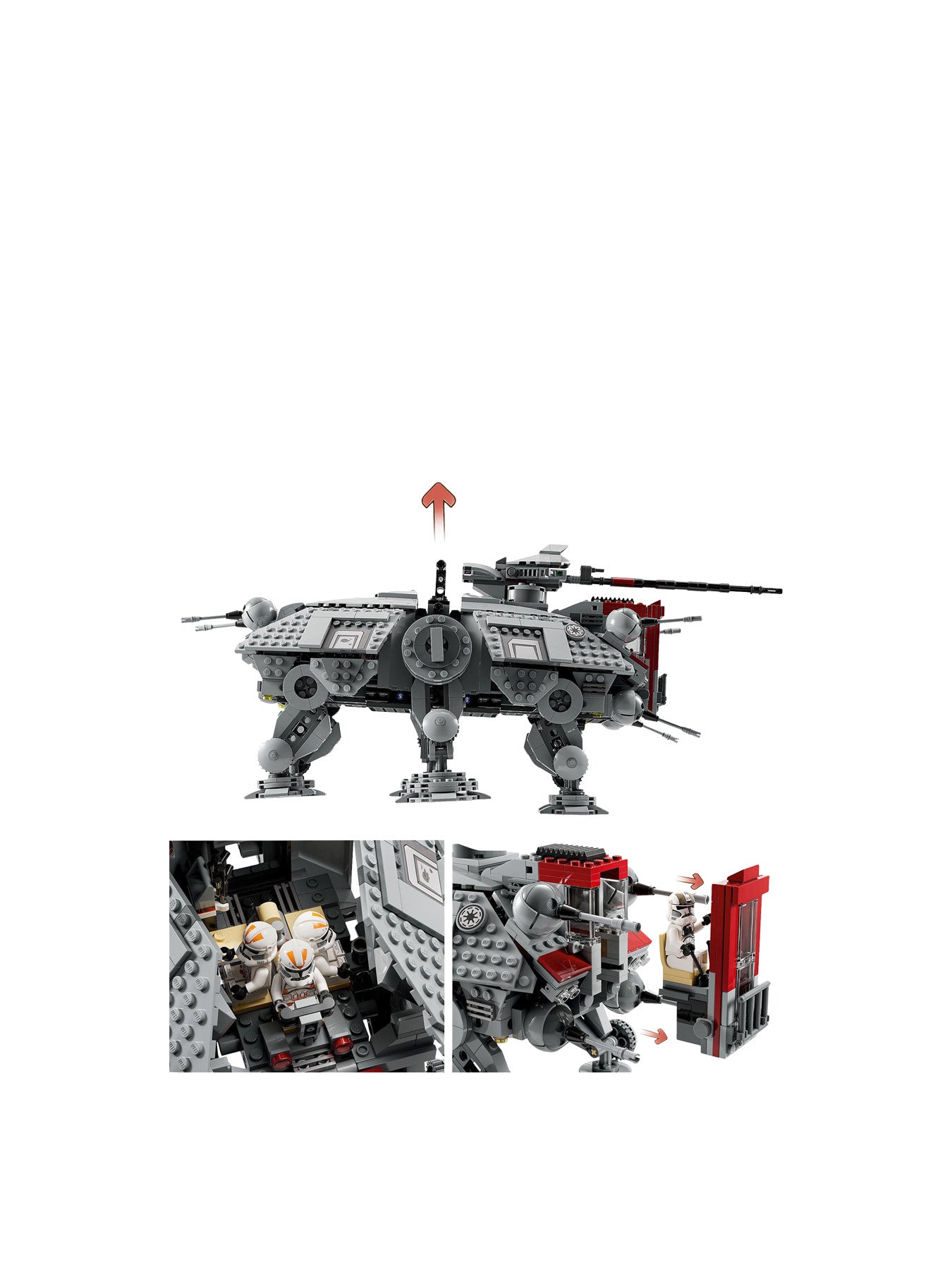 Star Wars AT-TE Walker Buildable Toy 75337