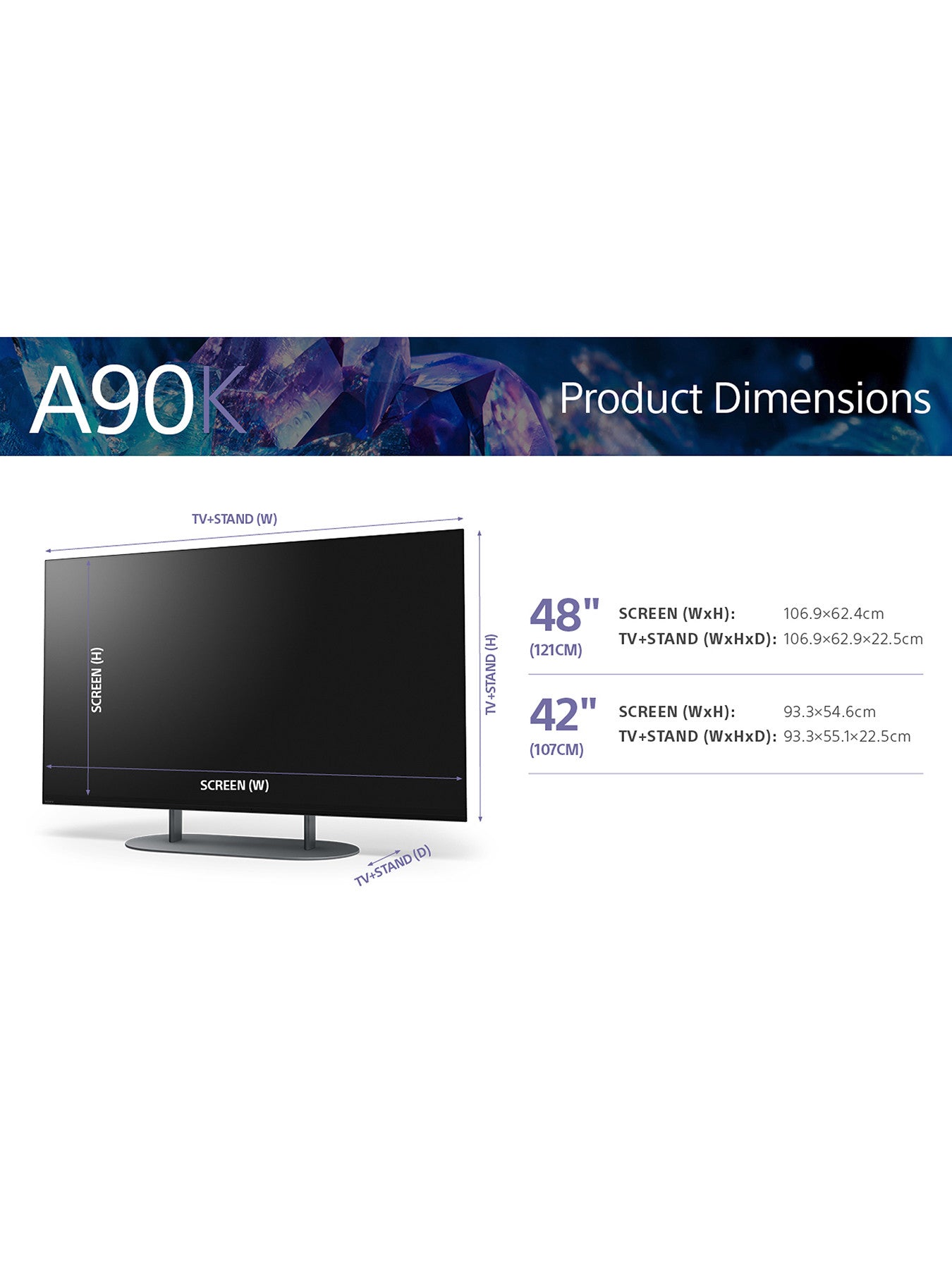 48" OLED Master Series 4k HDR TV 2022 XR48A90KU