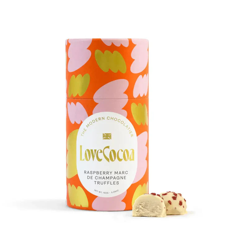 Raspberry Champagne Truffles 150g