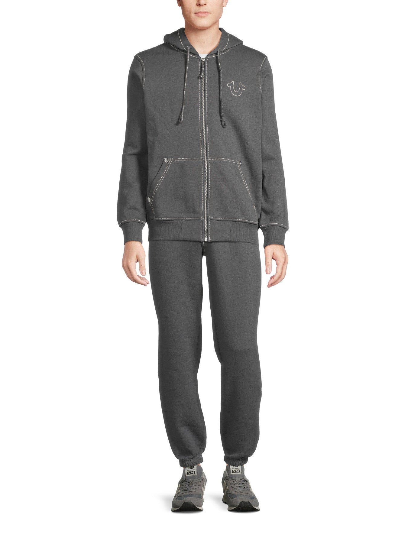 Big T Zip Up Hoodie