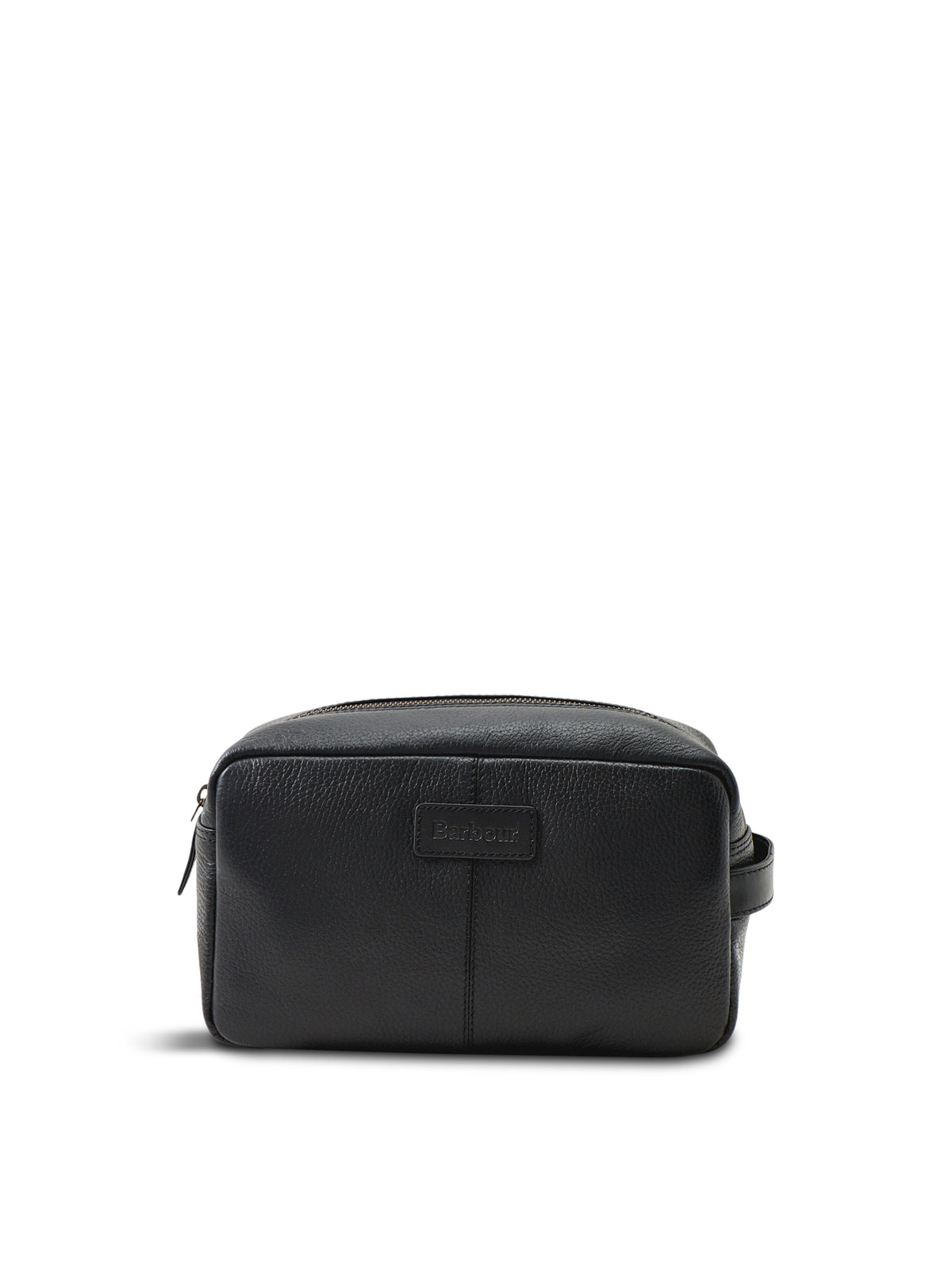 Highgate Leather Washbag - Black