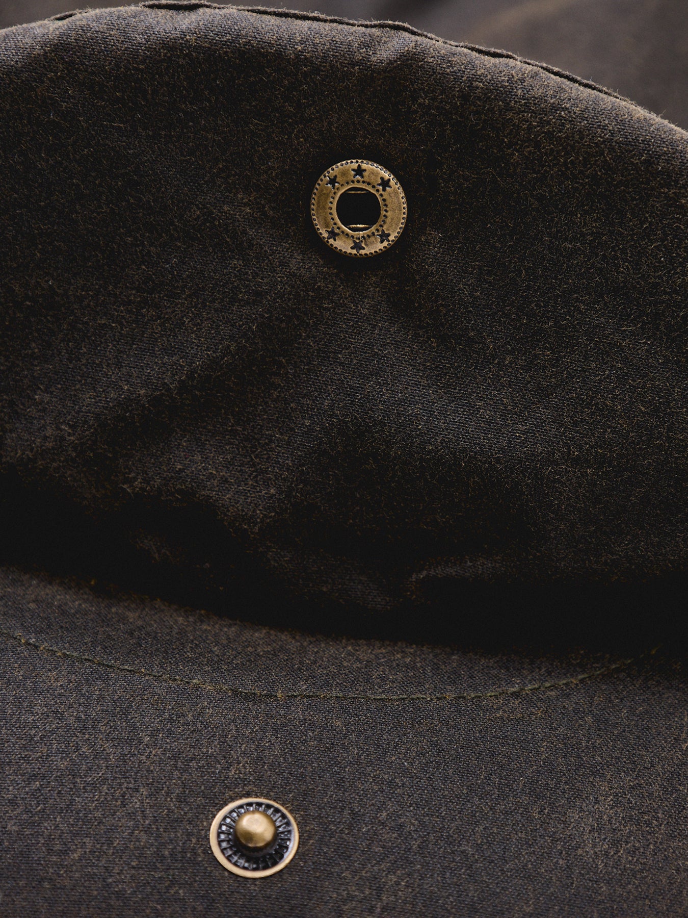 Wax Cotton Flat Cap
