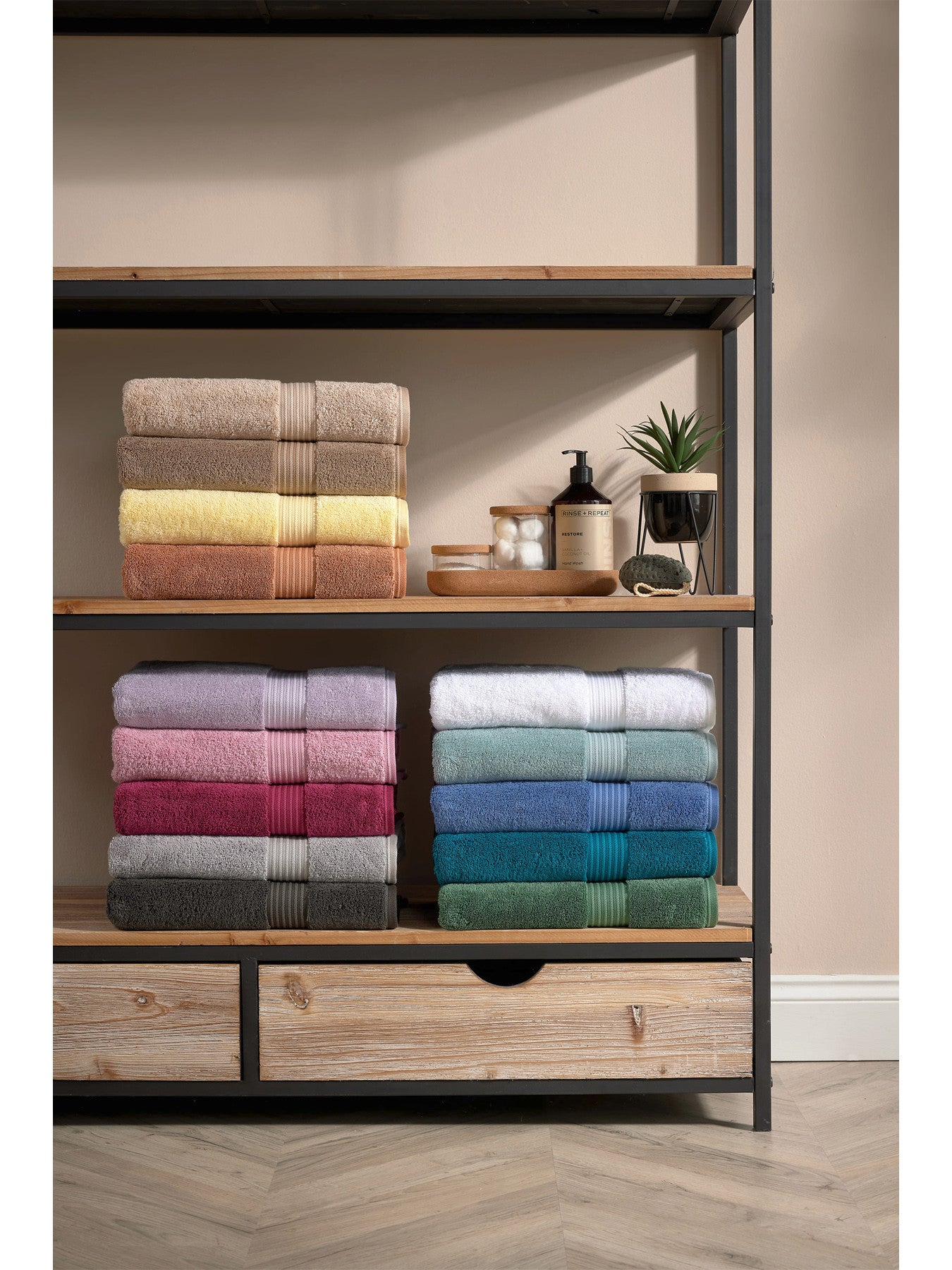 Supreme Hygro Towel Collection Mineral Blue