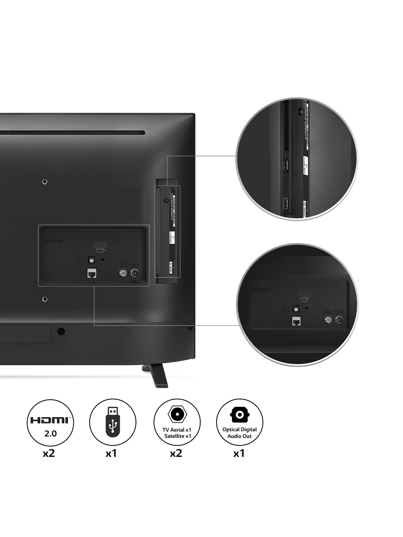 LG LED LQ63 32" HD Smart TV