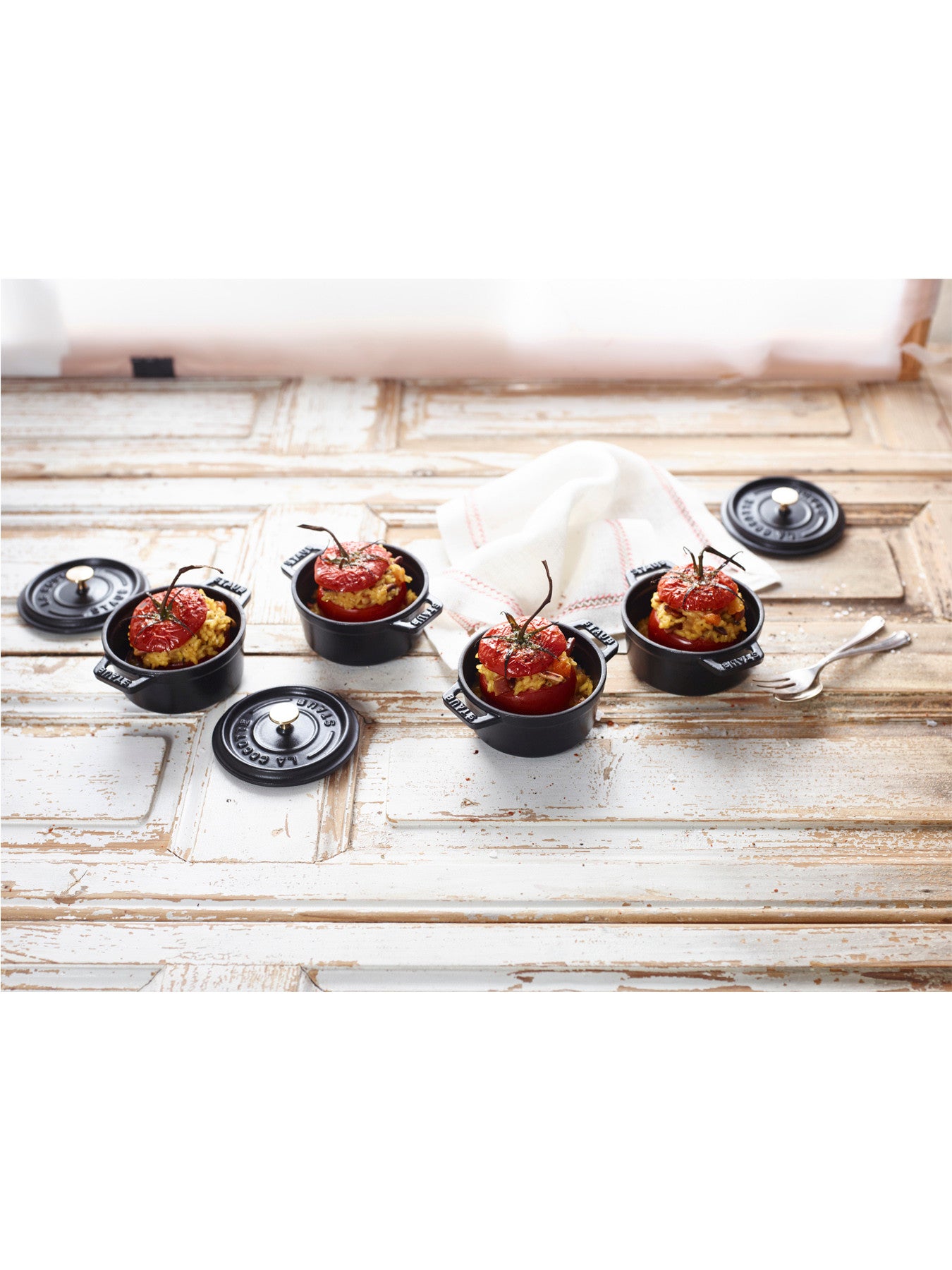 Round Cast Iron Mini Cocotte Black 10cm