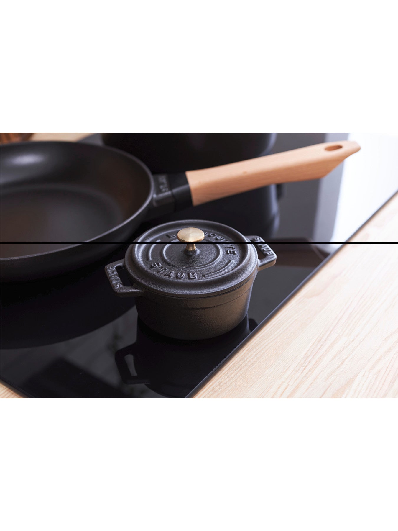 Round Cast Iron Mini Cocotte Black 10cm