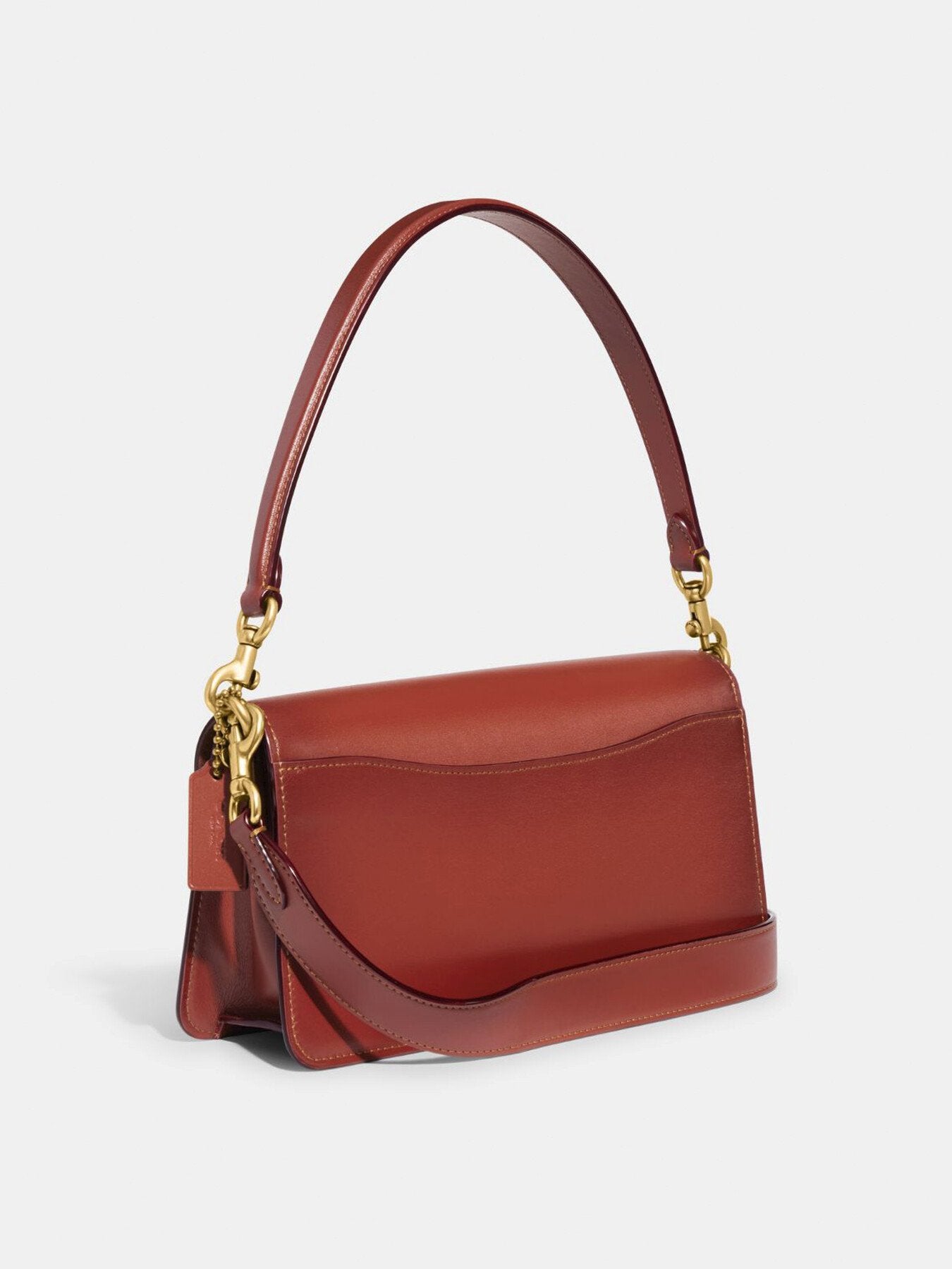 Tabby 26 Signature Canvas Shoulder Bag Tan Rust
