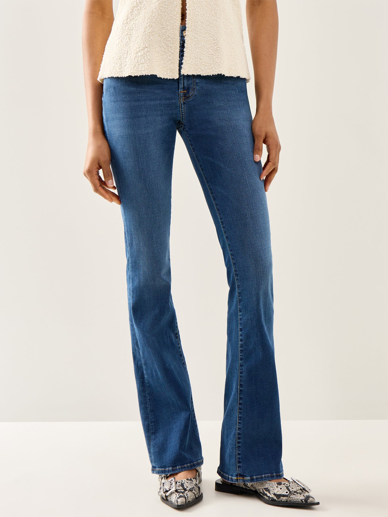Bootcut Bair Jeans Eco Duchess Mid Blue