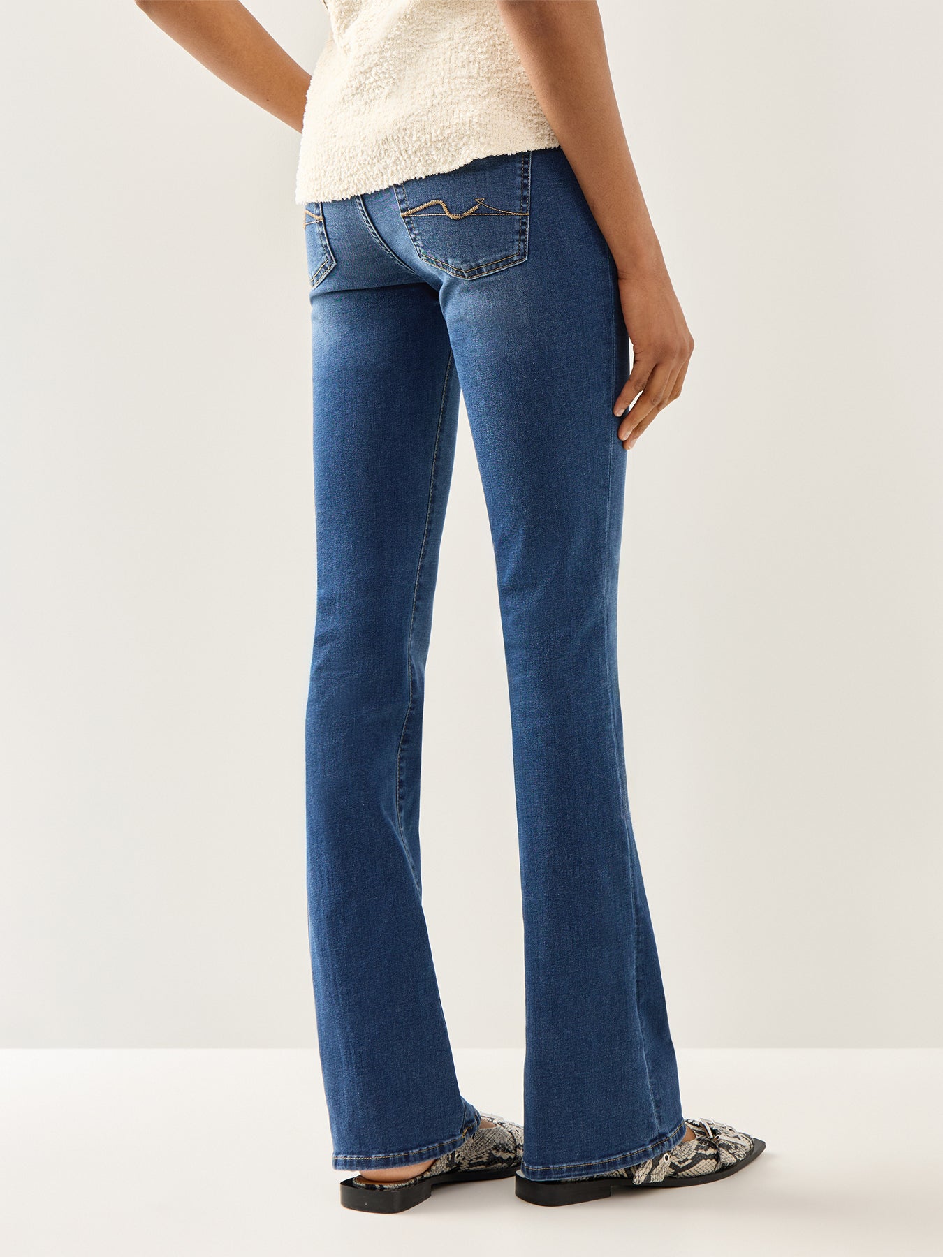 Bootcut Bair Jeans Eco Duchess Mid Blue