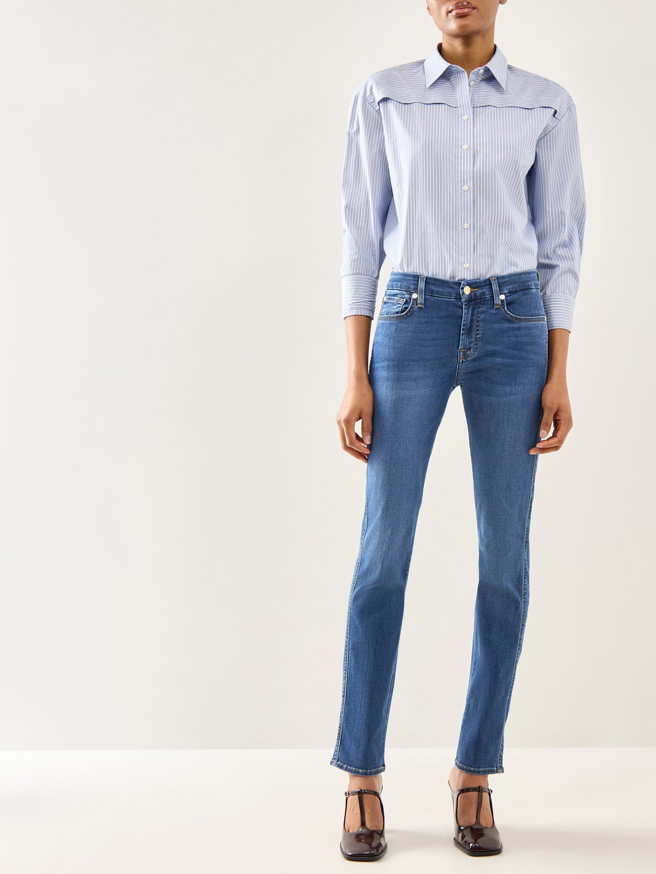 Kimmie Straight Jeans Eco Duchess Mid Blue