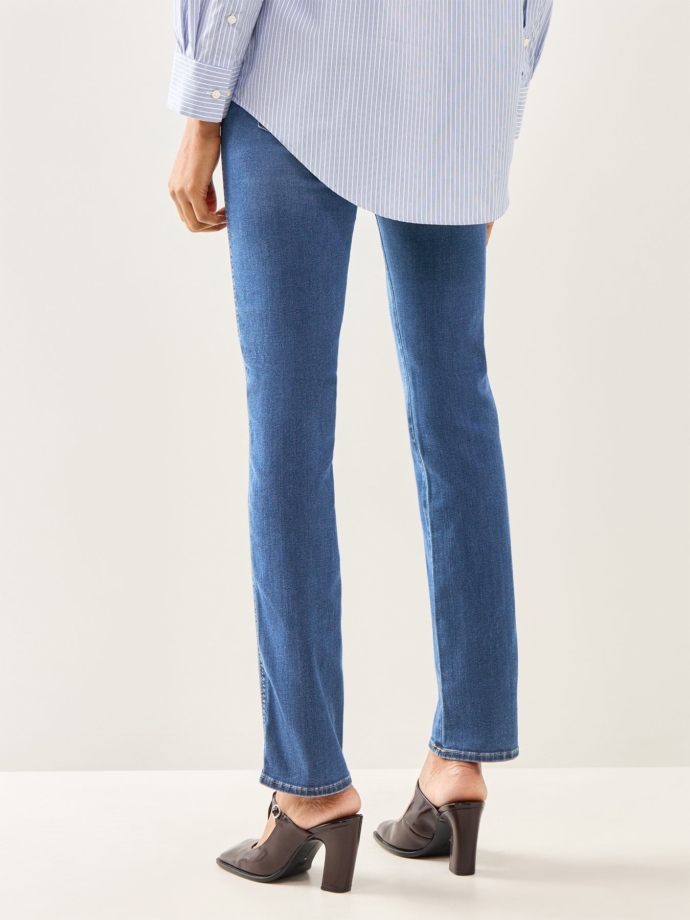 Kimmie Straight Jeans Eco Duchess Mid Blue