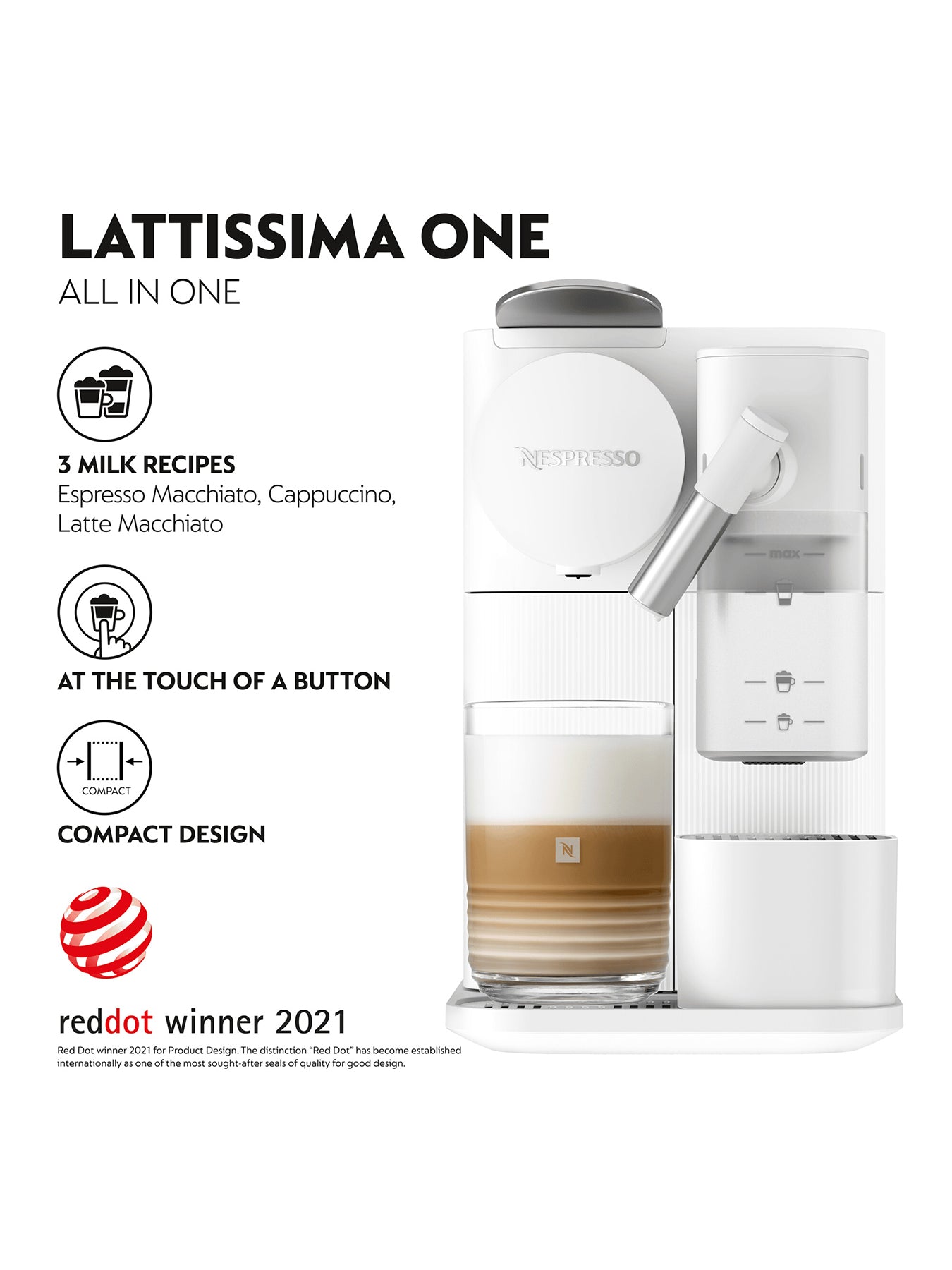 Nespresso Lattissima One White