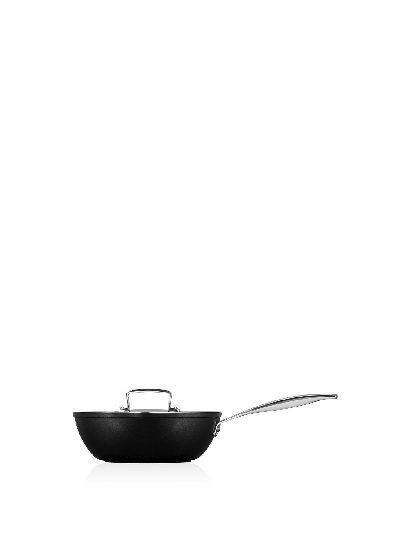 Toughened Non-Stick Chefs Pan with Pour Spout 24cm