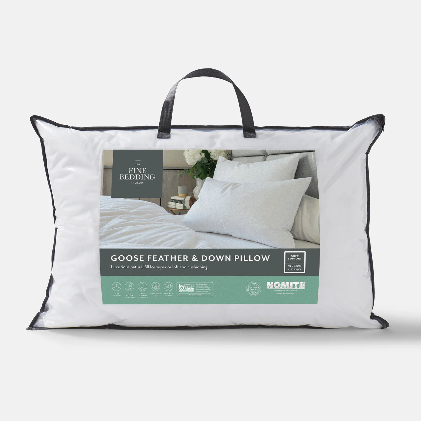 Goose Feather and Down Pillow