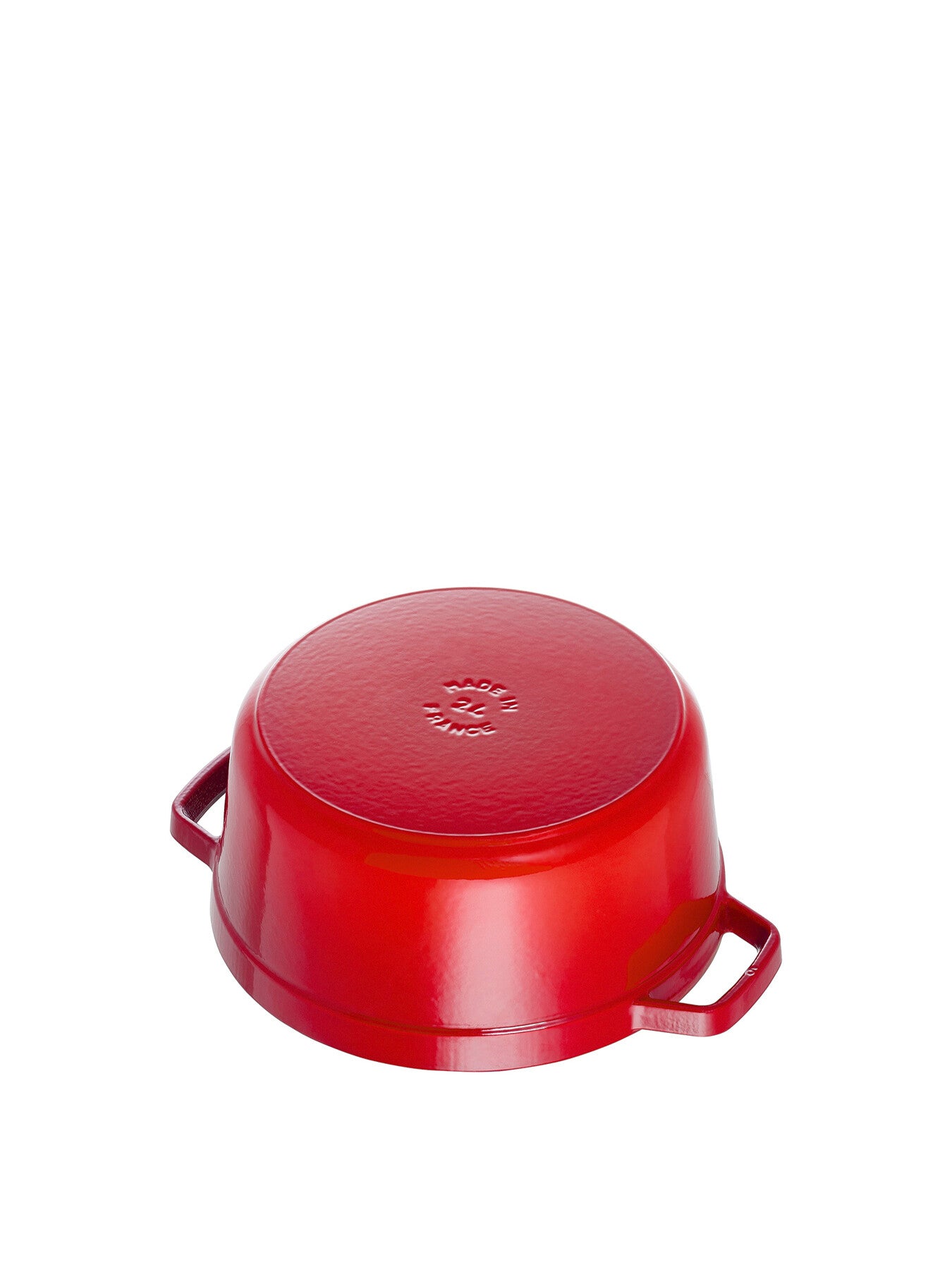 Round Cast Iron Cocotte 26cm Cherry