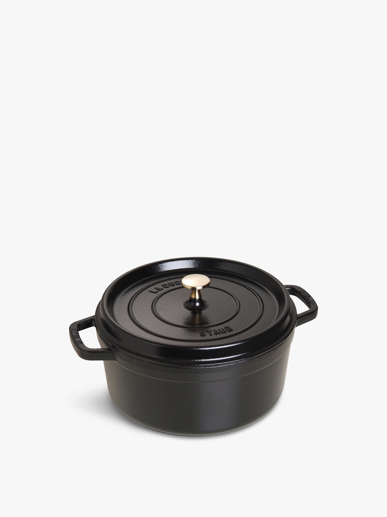 Round Cast Iron Cocotte 26cm Black