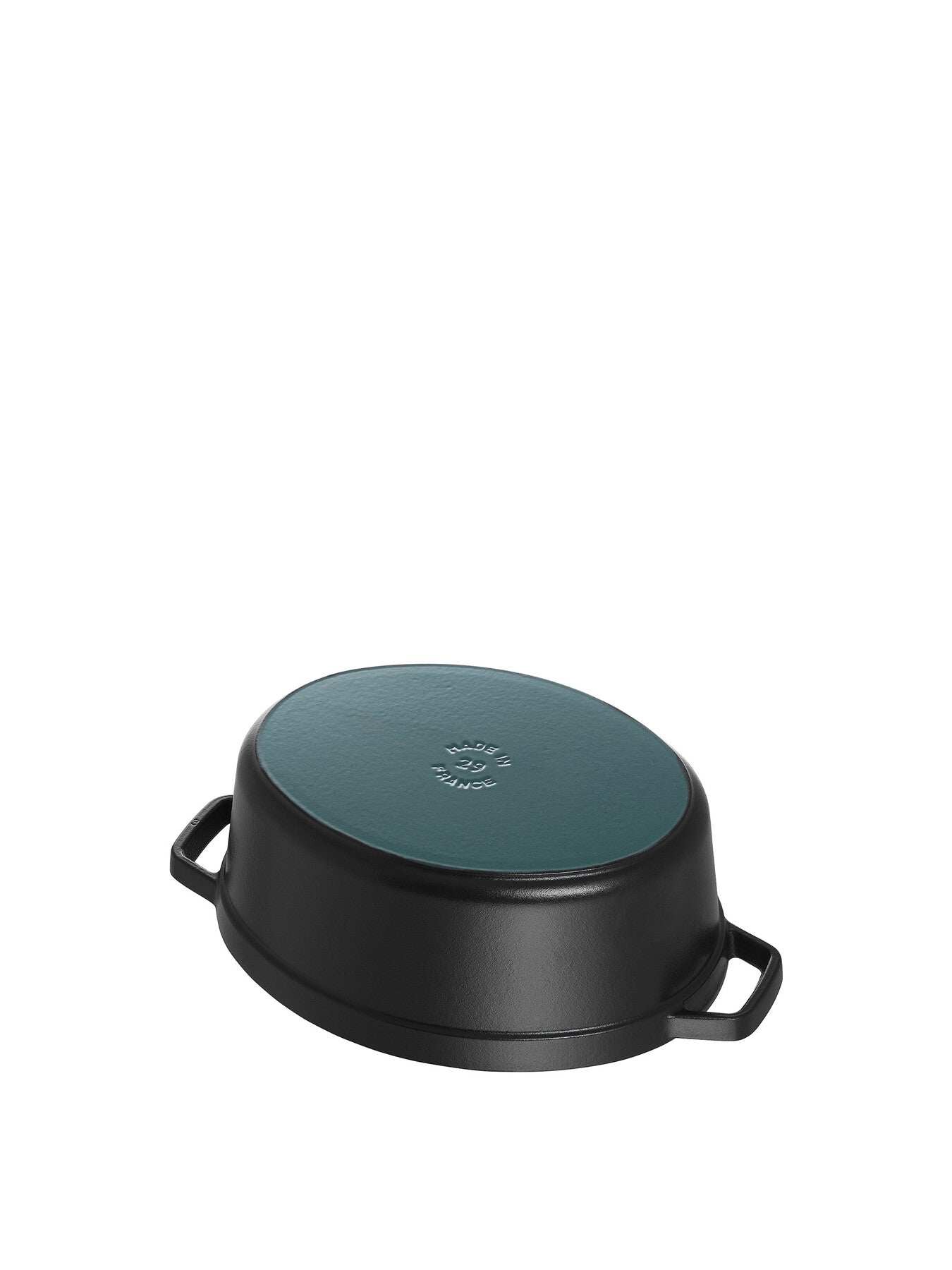 Cast Iron Oval Cocotte 27cm Black