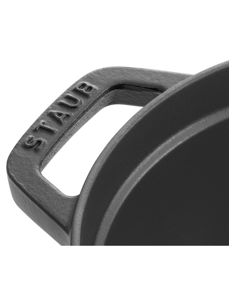 Cast Iron Oval Cocotte 27cm Black