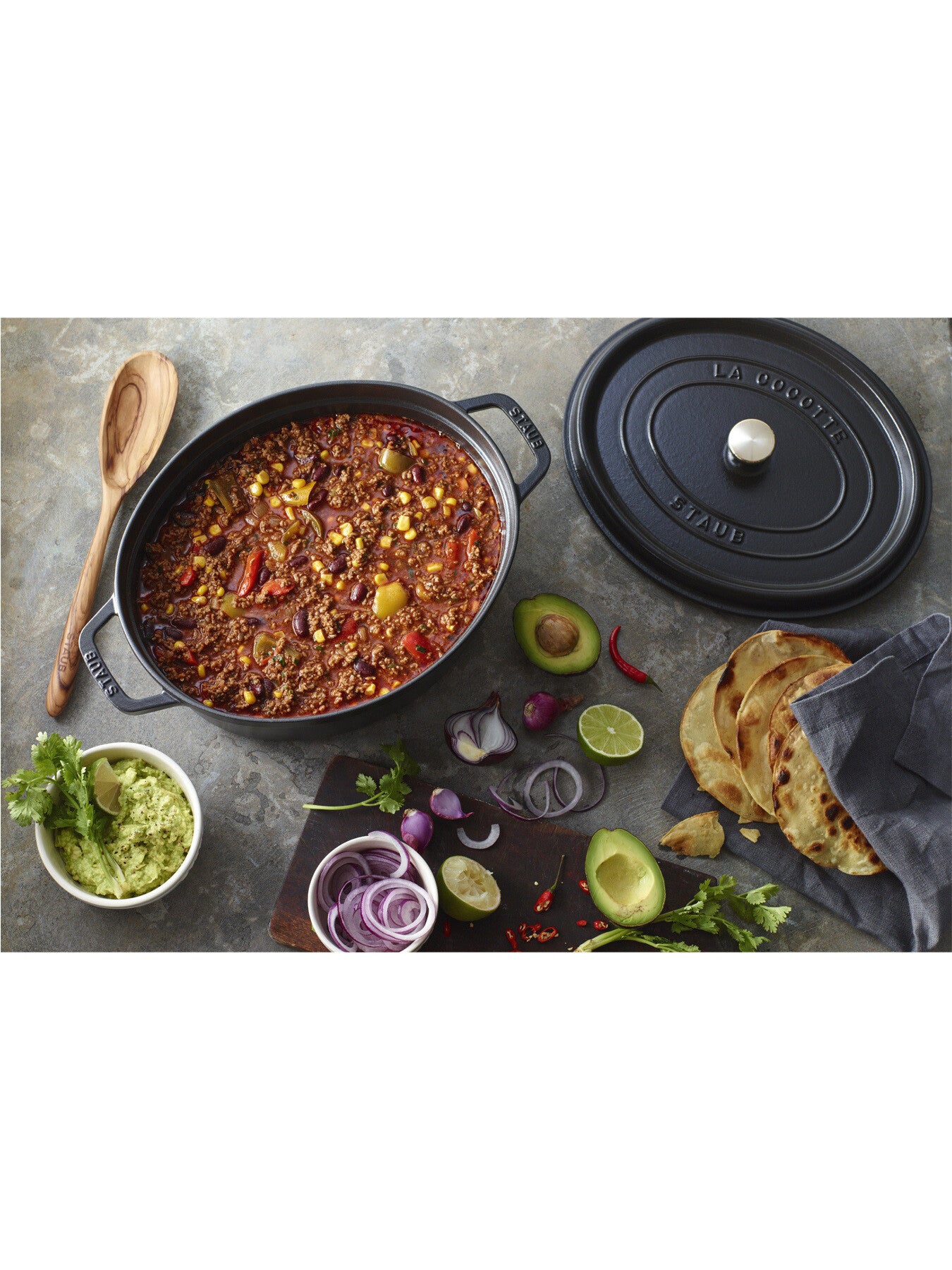 Cast Iron Oval Cocotte 27cm Black