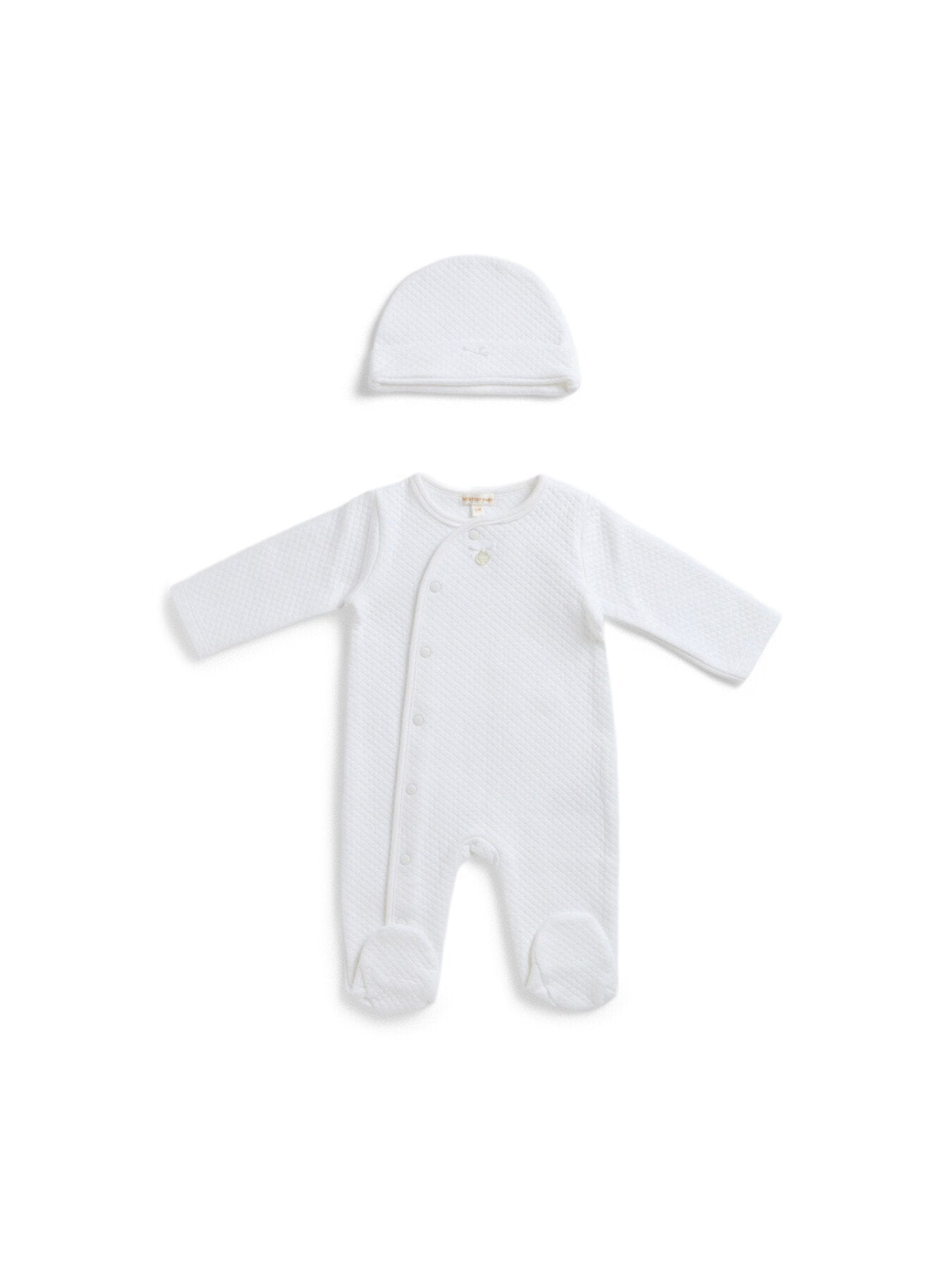 Quilted babygrow