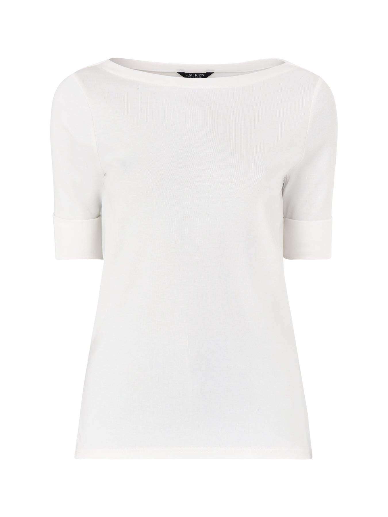 Judy Elbow Sleeve Knit White