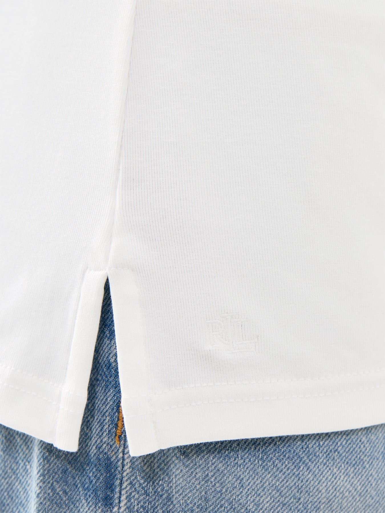 Judy Elbow Sleeve Knit White