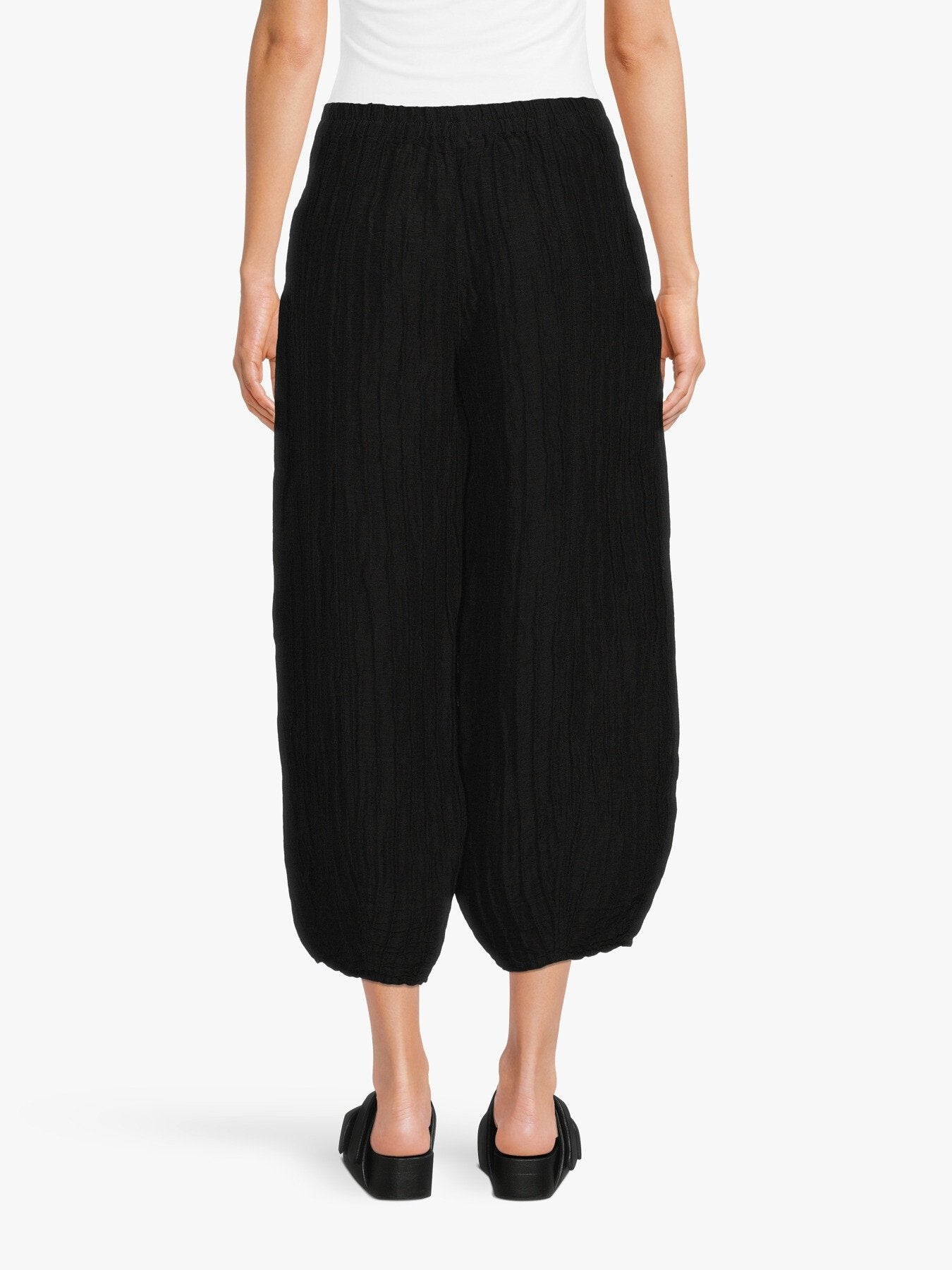 Silk Crinkle Trousers