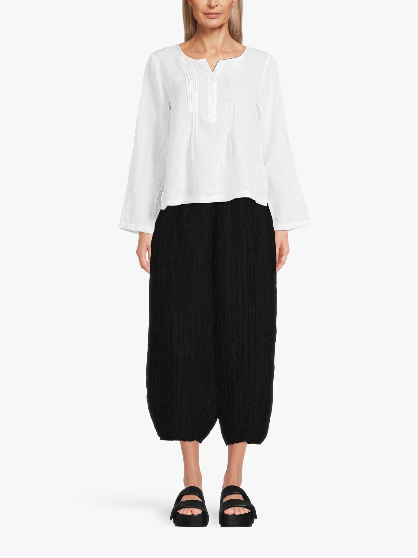 Silk Crinkle Trousers