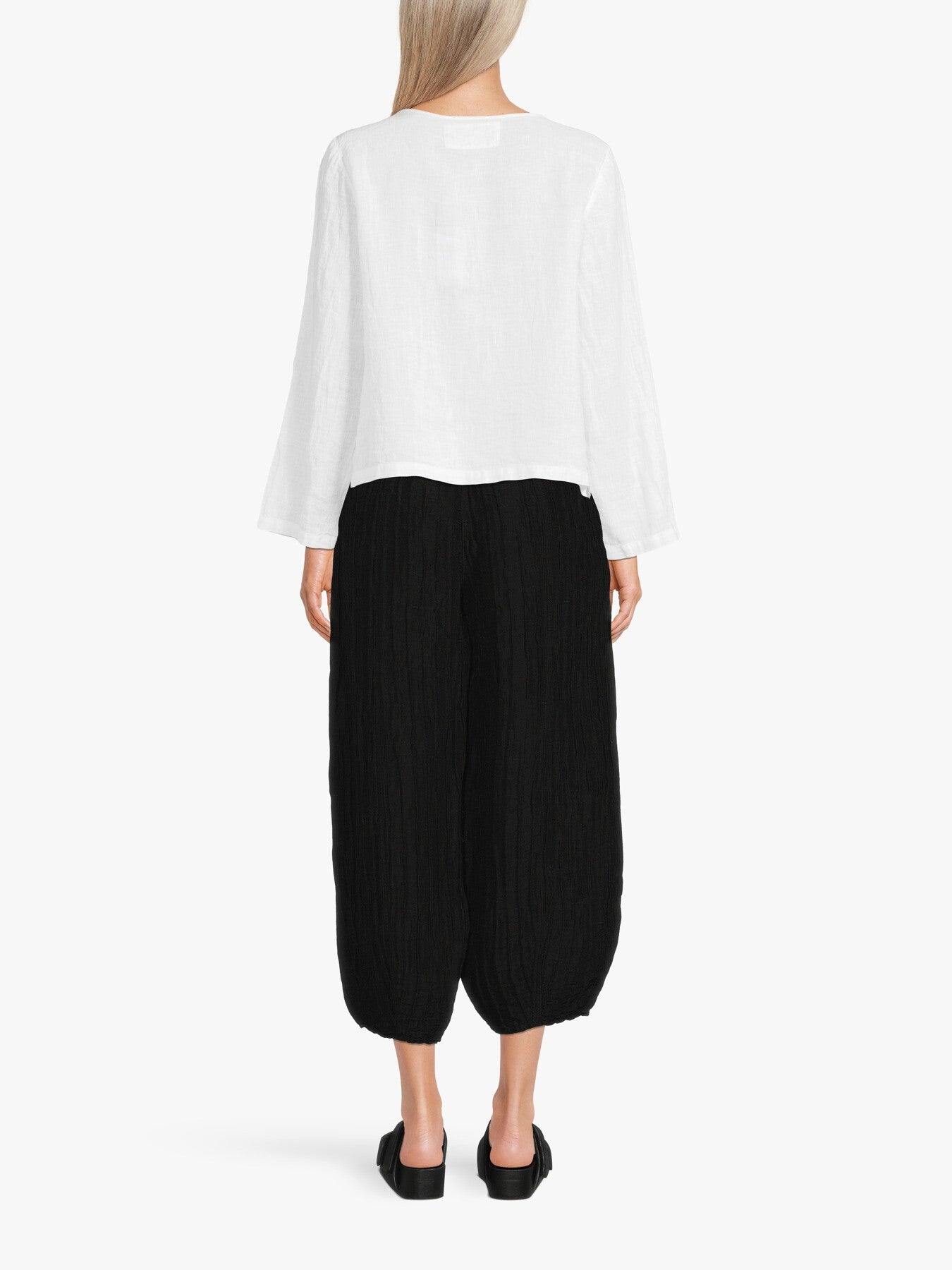 Silk Crinkle Trousers