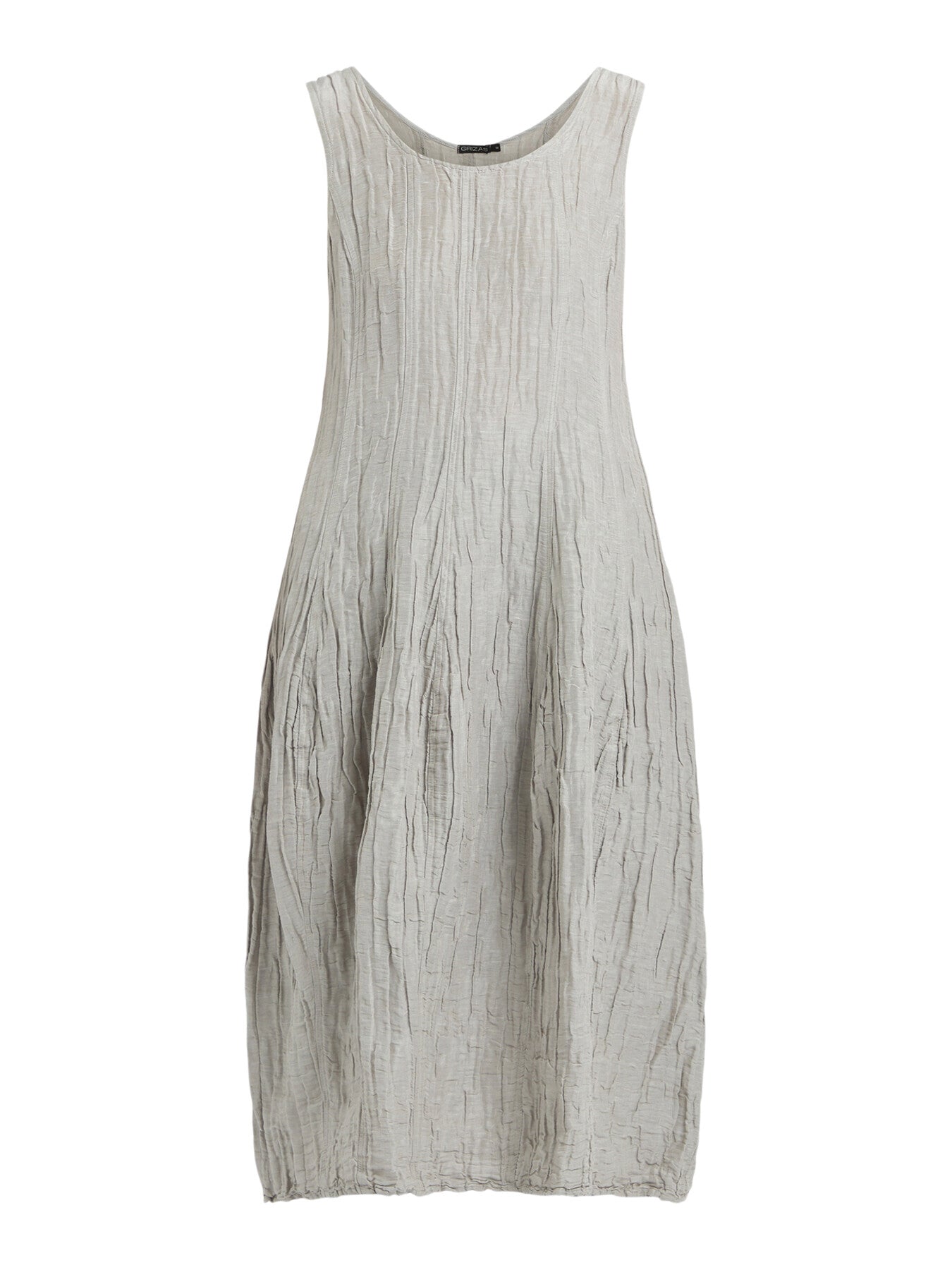 Silk Crinkle Sleeveless Dress