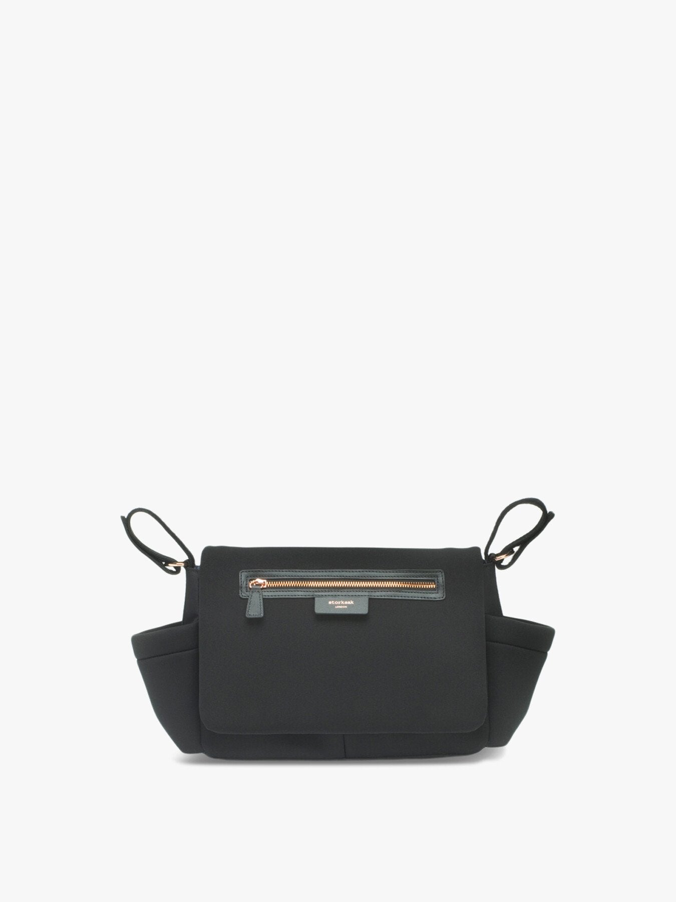 storksak travel stroller organiser Stroller Organiser Luxe Black Scuba – Fenwick