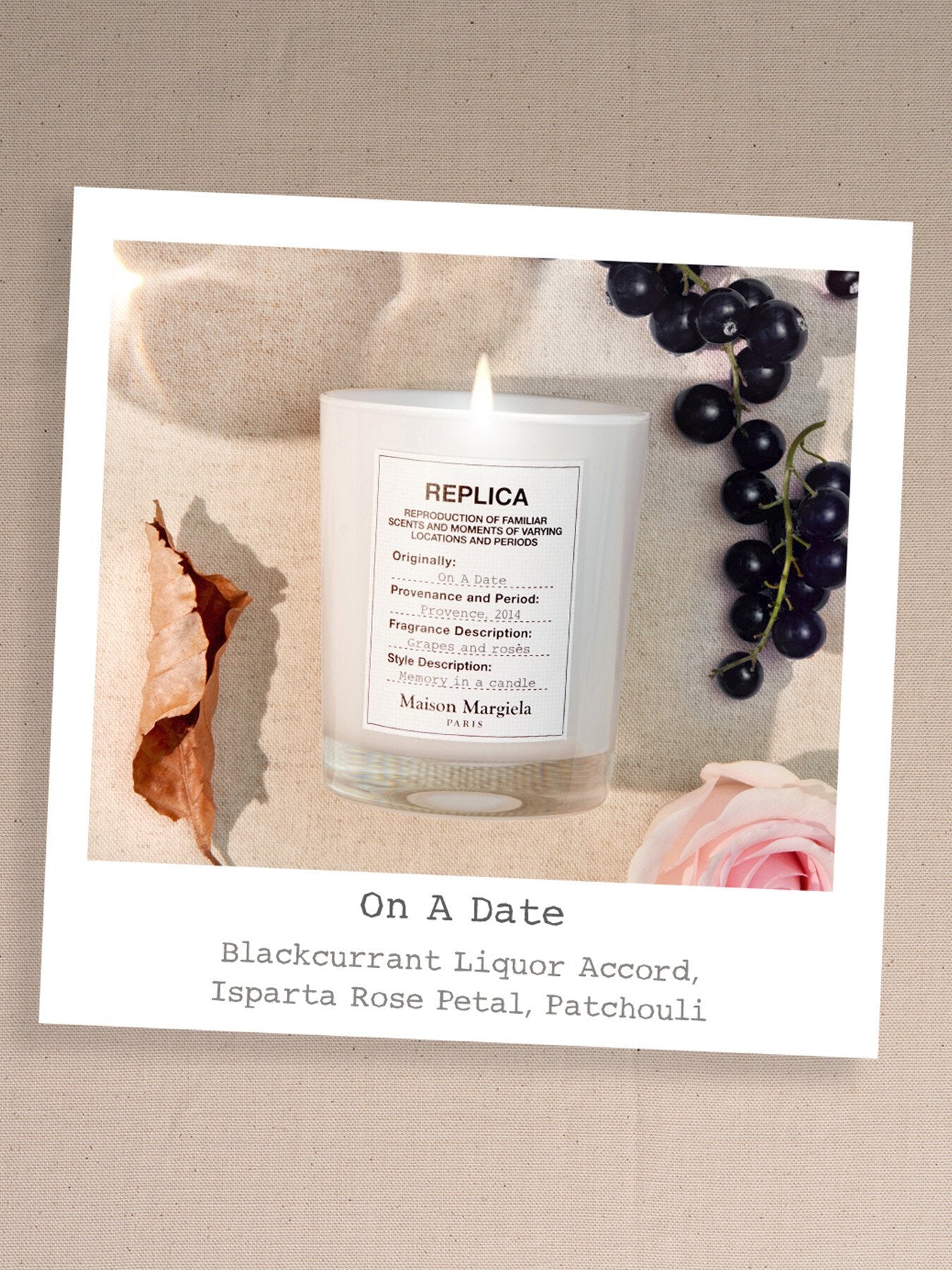 Replica On A Date Candle 165g