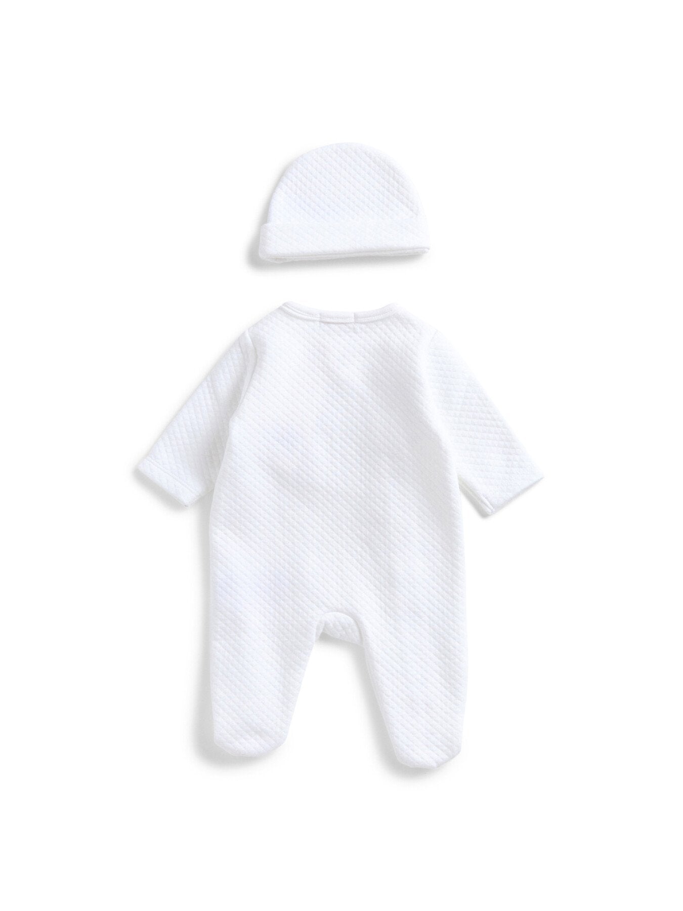 Quilted babygrow