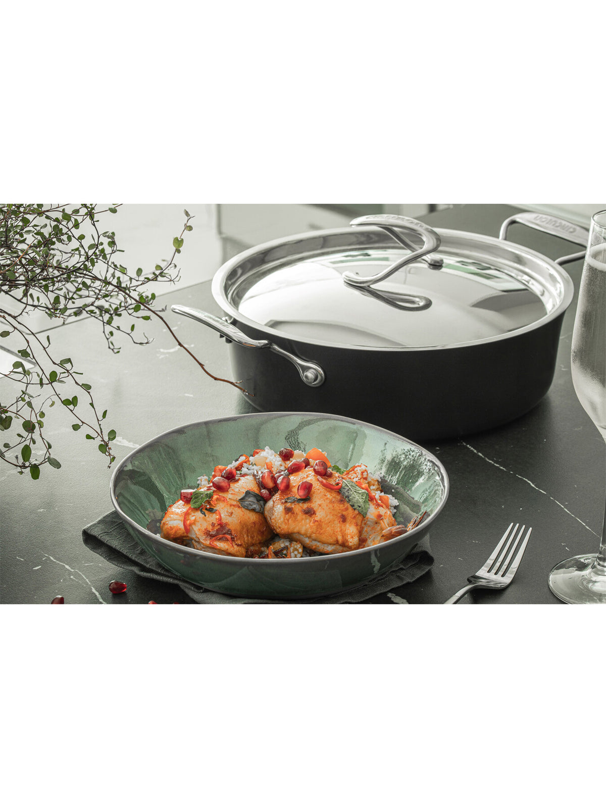 Style Hard Anodised Sauteuse 2.8L
