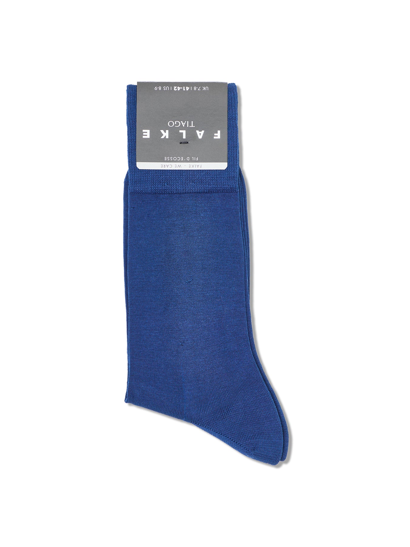 Tiago Cotton Crew Socks Blue