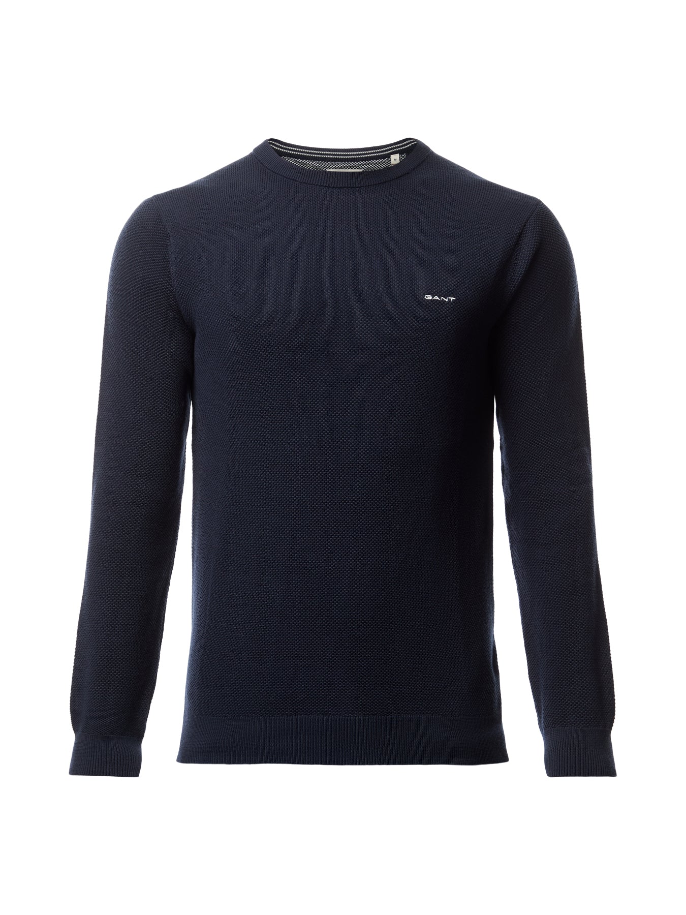 Cotton Pique Crew Neck Knit